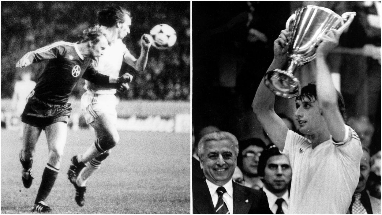 Rob Rensenbrink (RSC Anderlecht-SSC Napoli, 1/2 finale retour coupe des vainqueurs de coupe, 20/4/1977