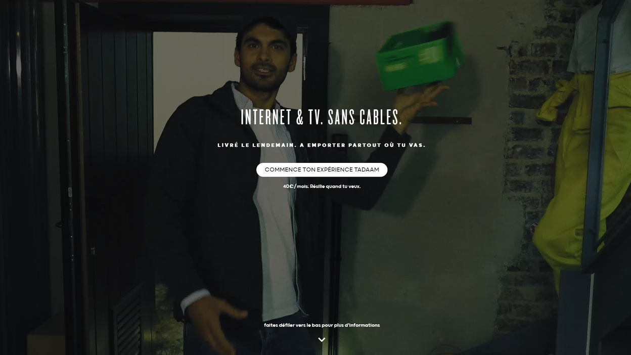 Tadaam On a testé Tadaam, le modem à emporter partout… Ou presque - RTBF Actus