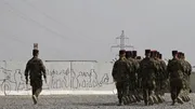Des soldats français du 92eme Regiment d&#x27;Infanterie à Subori en Afghanistan, le 31 juillet 2012