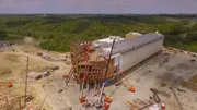 Jouet à Tracter Quiralu Chamare – Bateau Arche De Noé En Bois – France – Occasion