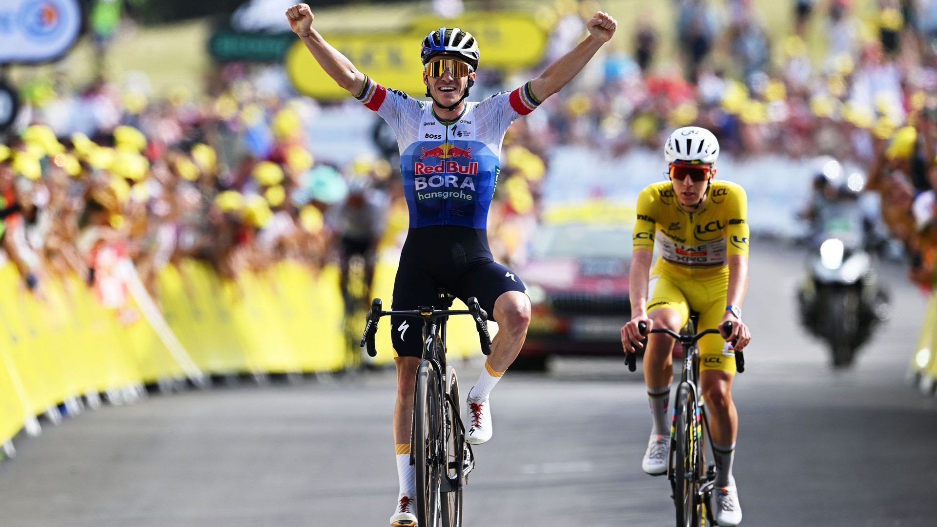 Tour de France 2026 : Un Remco Evenepoel transfiguré se paie le scalp de Pogacar au Plateau de Solaison !