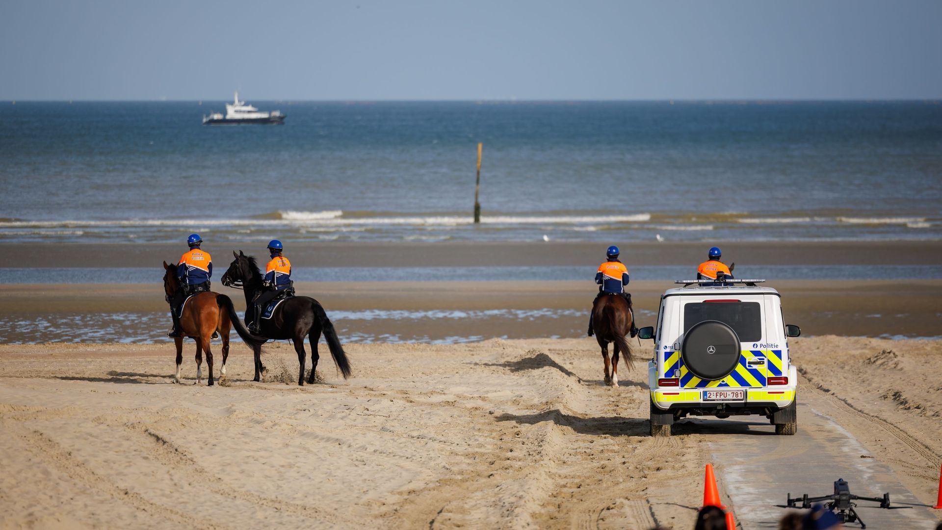 Une embarcation transportant 15 migrants interceptée au large d’Oostduinkerke