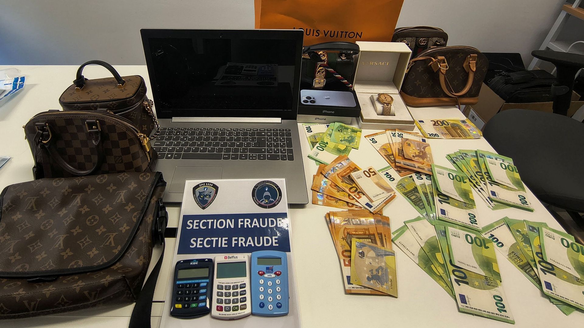 The Logistics of a Phishing Enterprise: Deconstructing the Recent Brussels Arrest