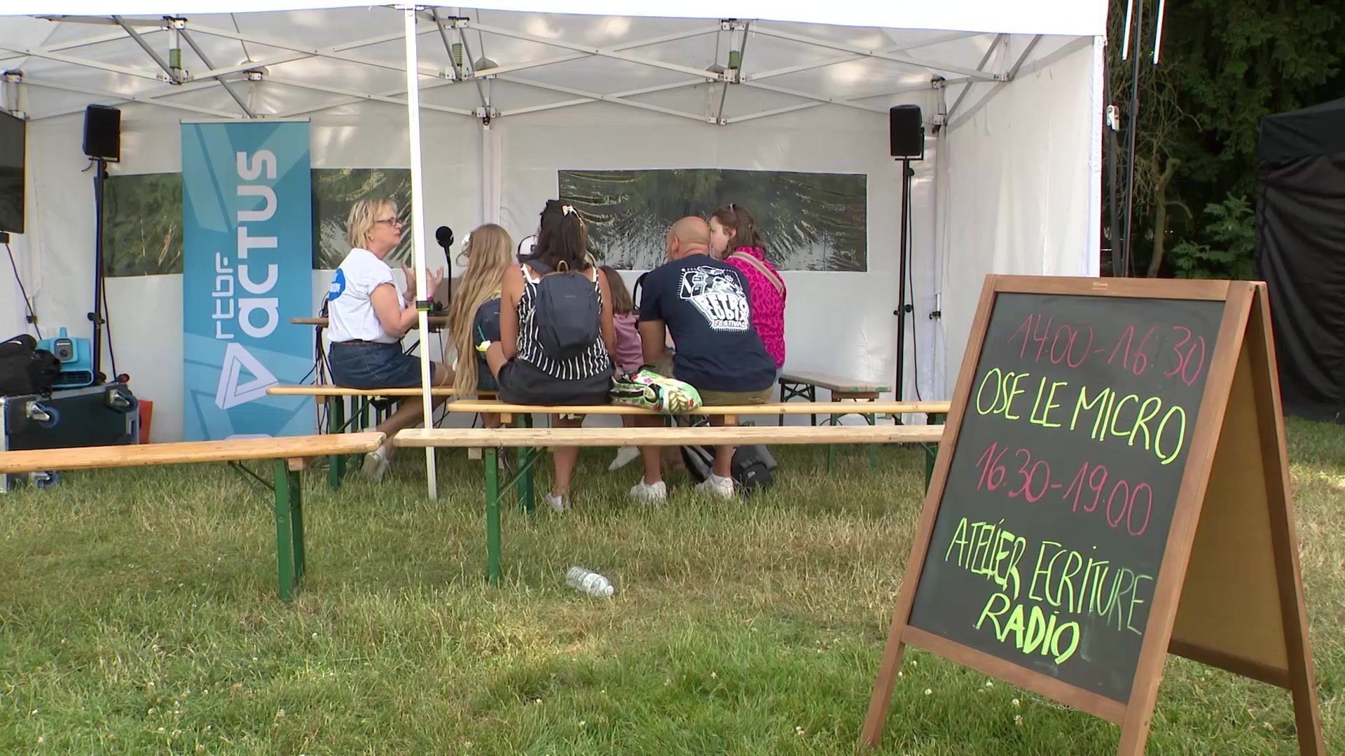 La RTBF installe son "Bivouac du journalisme" au sein du festival Lasemo