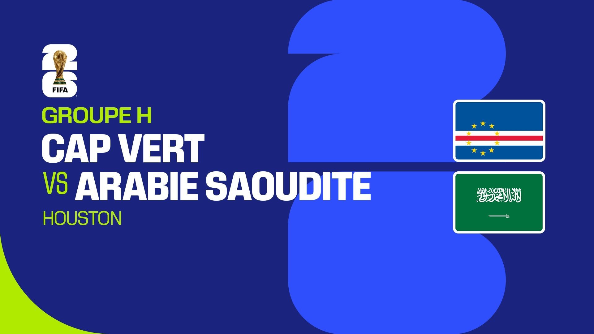 Coupe du monde 2026 : le Cap-Vert opposé à l’Arabie saoudite, duel de petits poucets (direct vidéo 1h50)