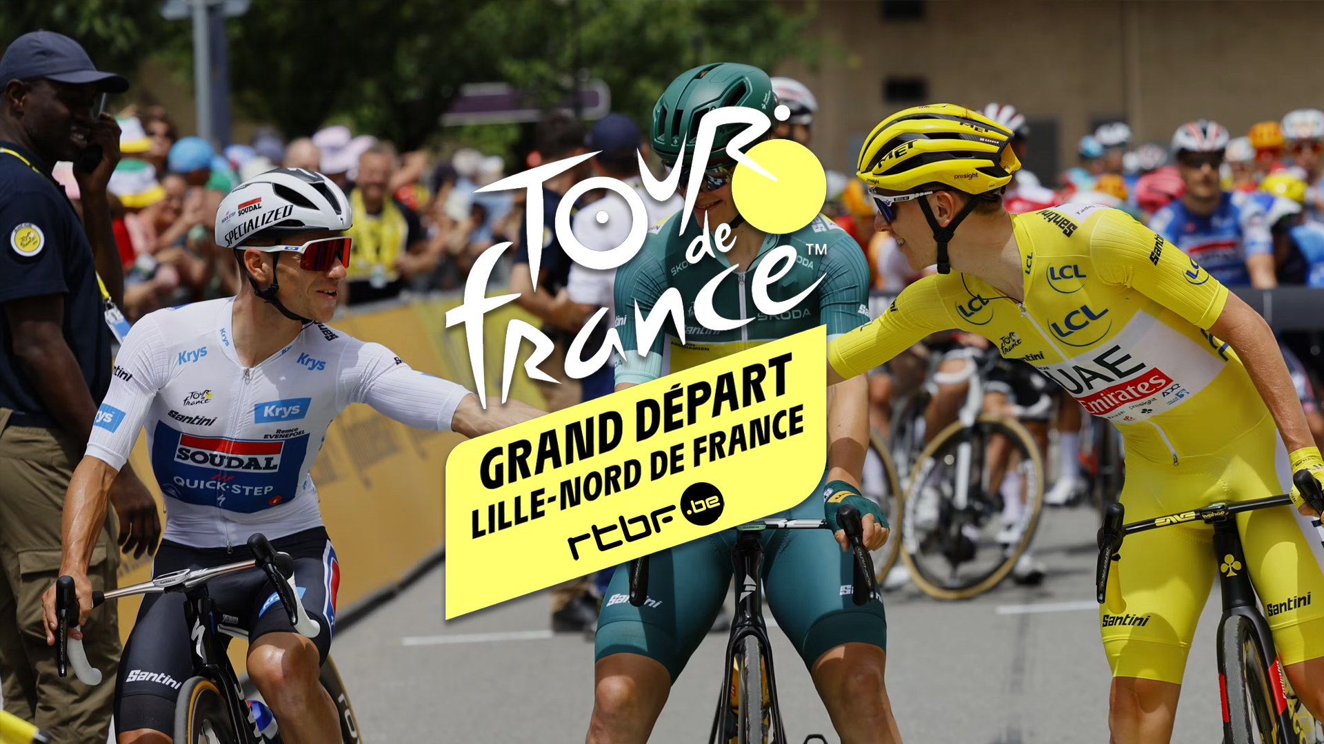 Vivez le grand départ du Tour de France avec les équipes de la RTBF ...