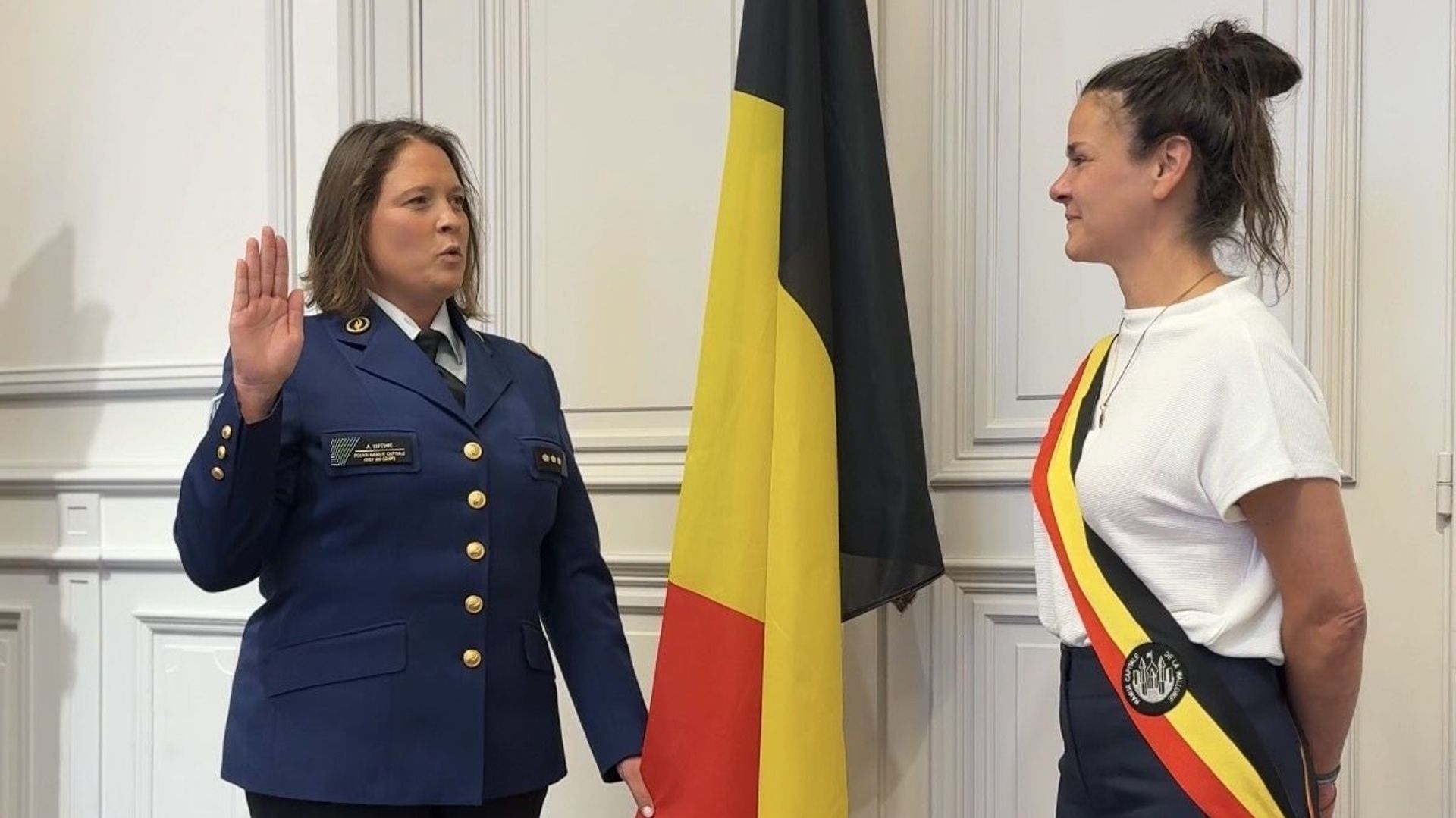 Aline Lefèvre devient la première cheffe de corps de la zone de police Namur Capitale