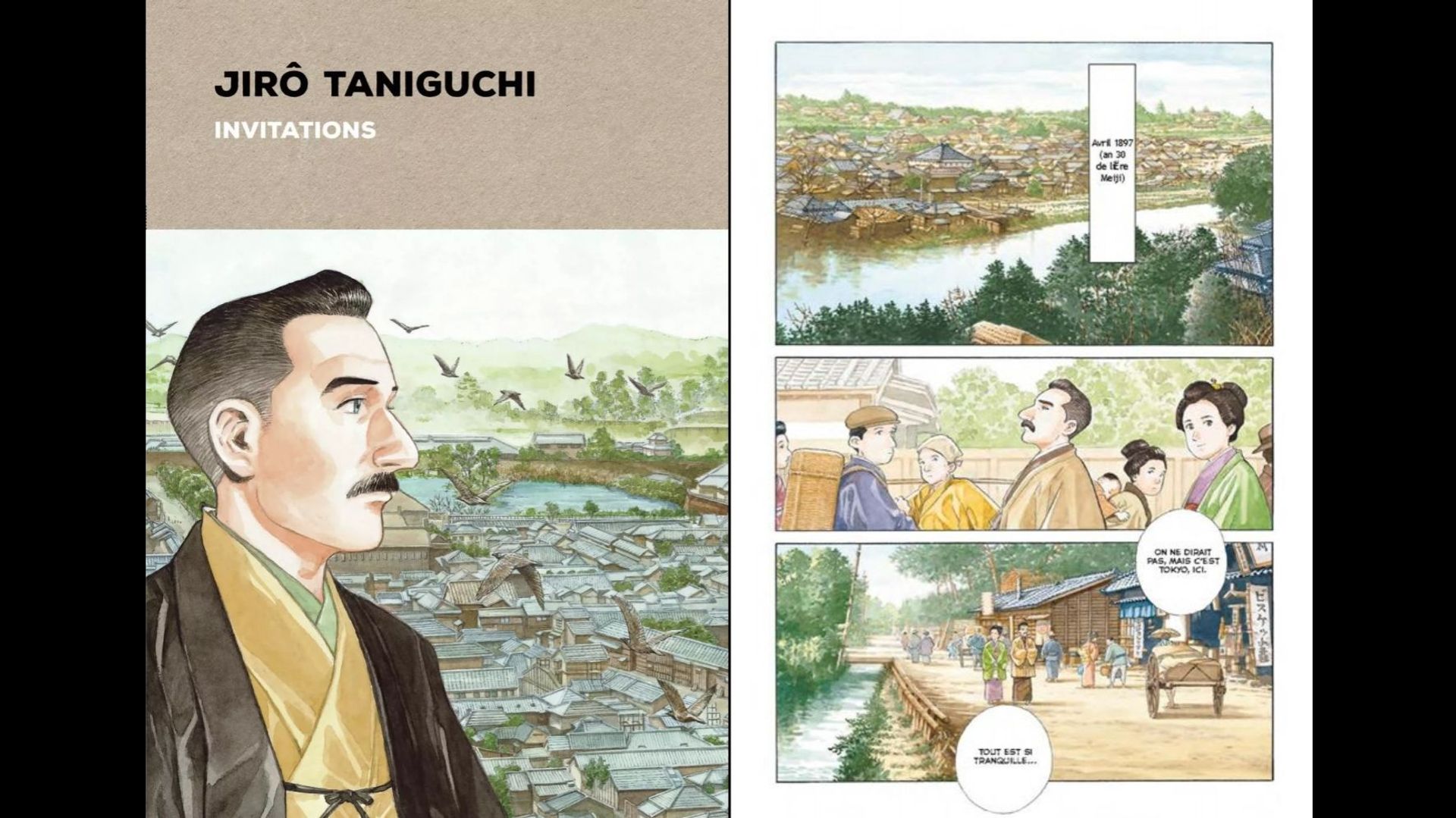 "Invitations" le recueil posthume de Jirô Taniguch, là où le trait s’efface et où le réel frôle l’au-delà