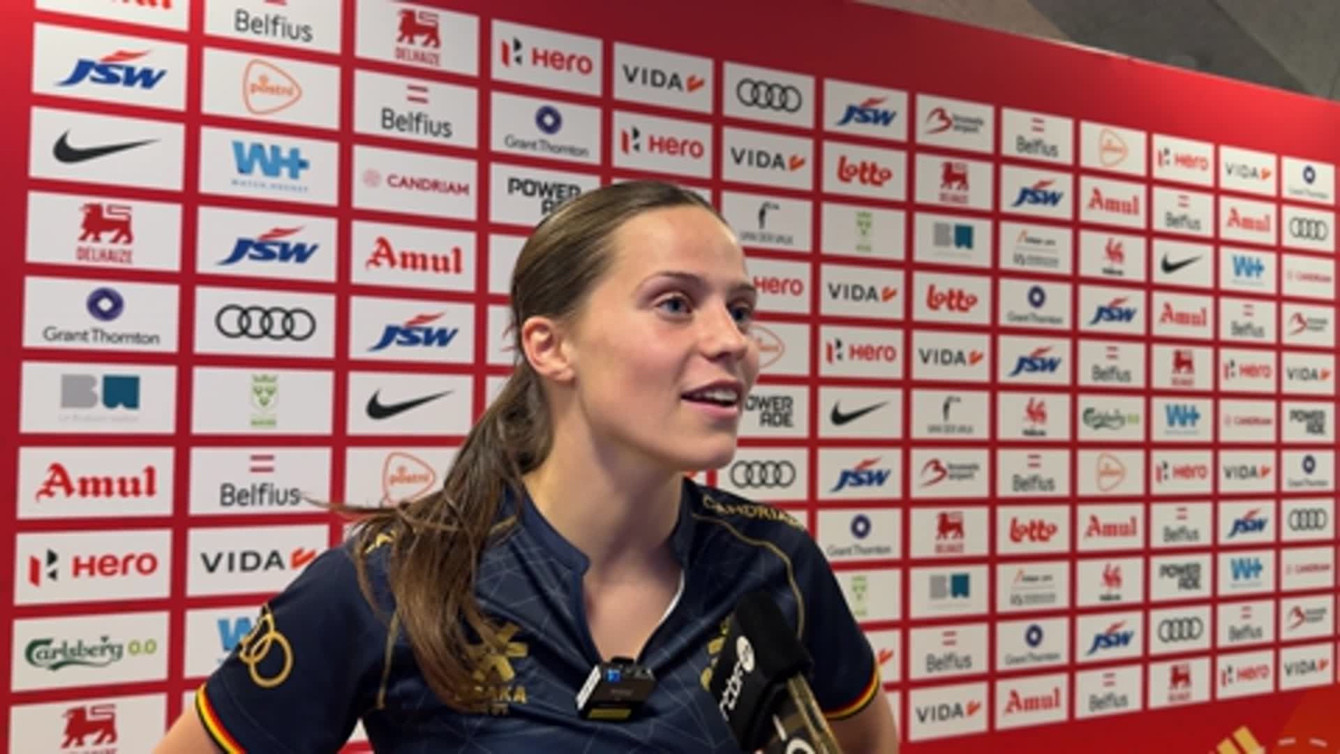 Famke Van Heel après la victoire face à l’Allemagne : "Notre meilleur match depuis le début"
