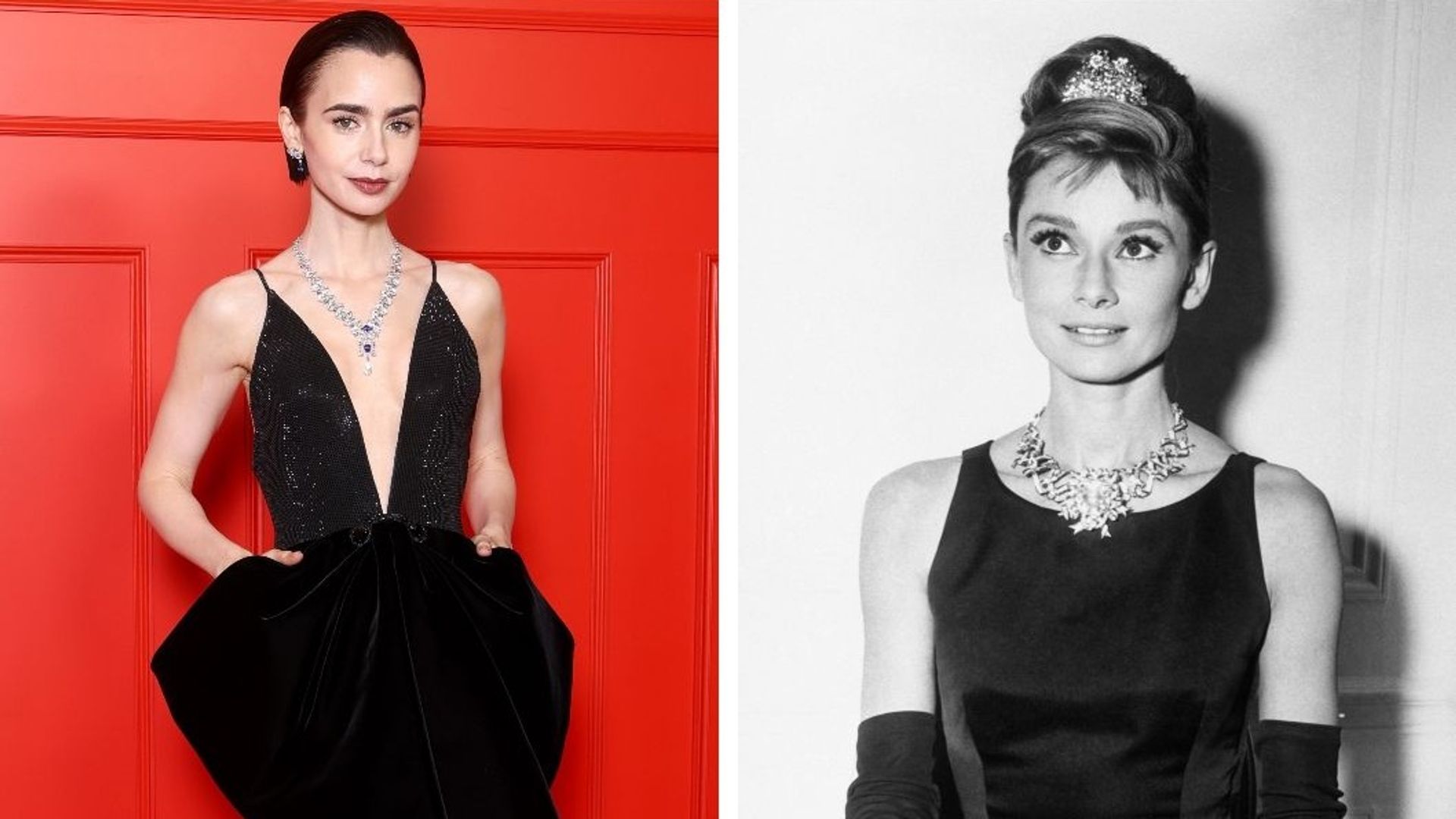 L'actrice d'"Emily In Paris" Lily Collins va incarner Audrey Hepburn dans un biopic