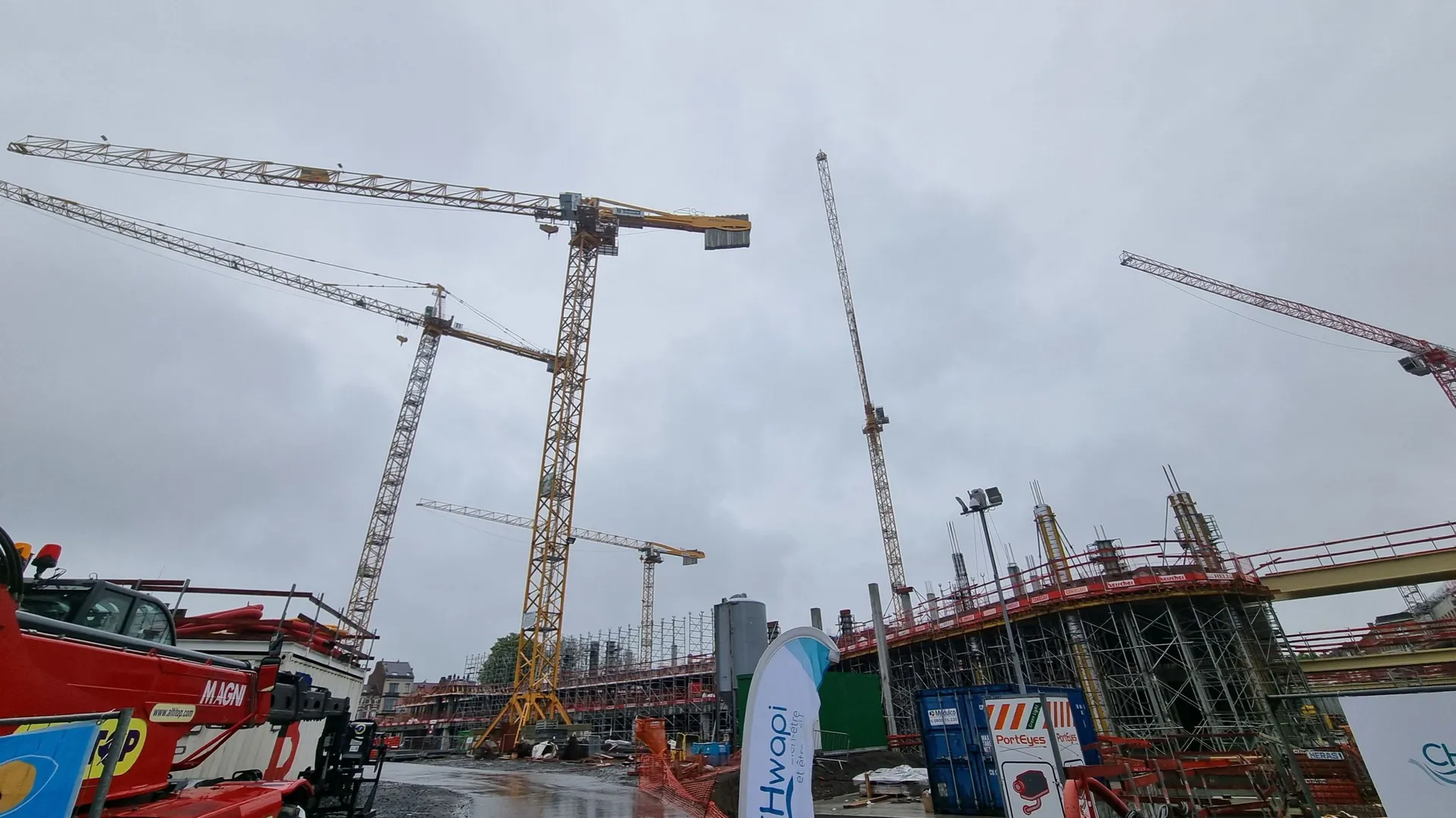 Chwapi Tournai : le gigantesque chantier du nouvel hôpital entrera bientôt ...