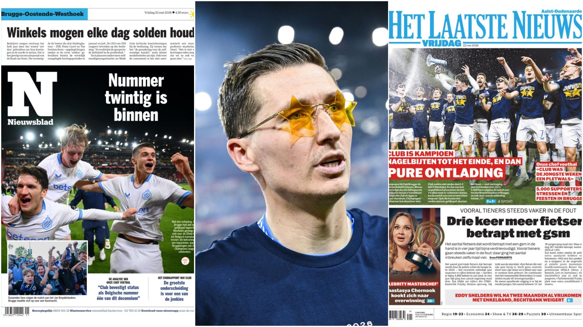 "Le Bayern de Belgique", "le roi des play-offs" : le tour de force du Club Bruges vu par la presse