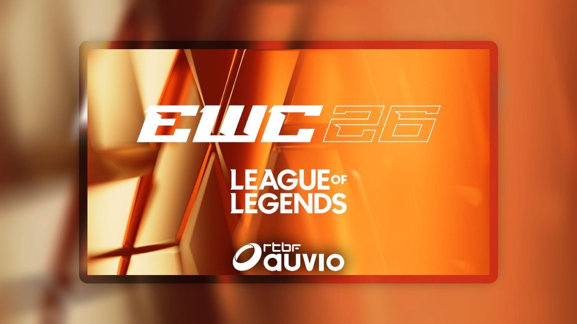 "Esports World Cup 2026" : suivez en direct le tournoi de "League of Legends" sur RTBF Auvio