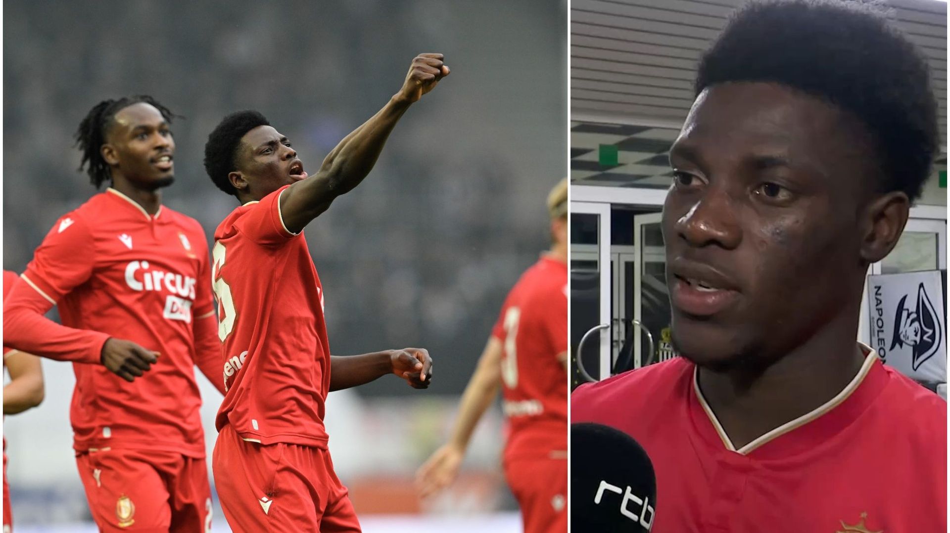 Le filou Bernard Nguene, auteur de son premier but avec le Standard : "J’ai vu que le gardien était mal placé"