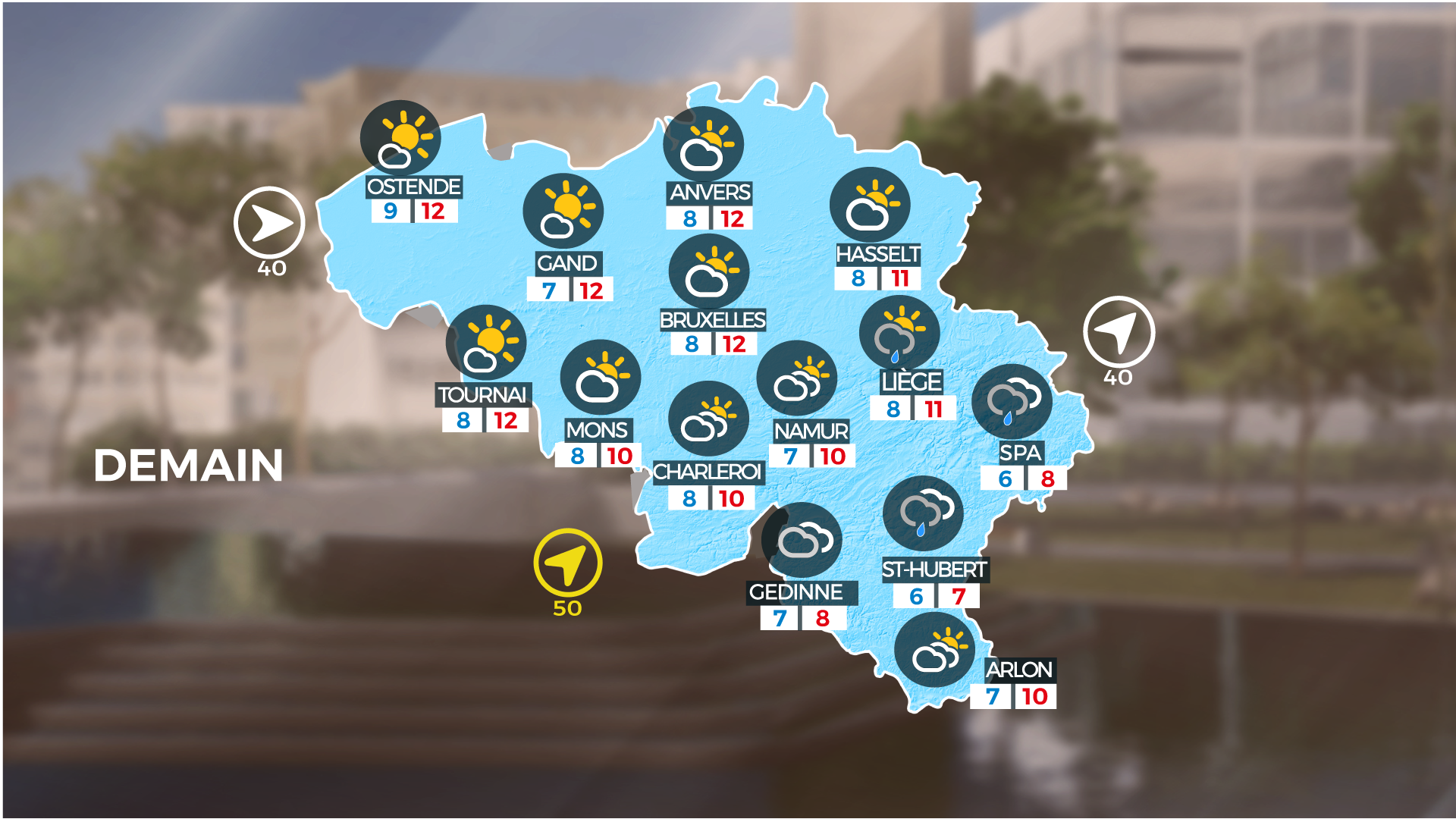 Meteooo Météo : ce jeudi marque le retour du soleil et d’un temps sec - RTBF Actus