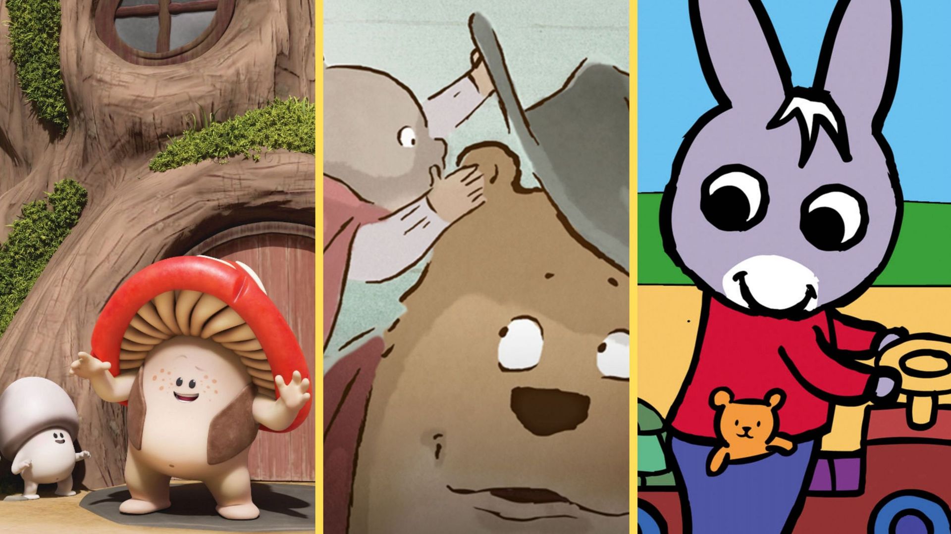 Quatre histoires douces pour un moment de calme sur Auvio Kids
