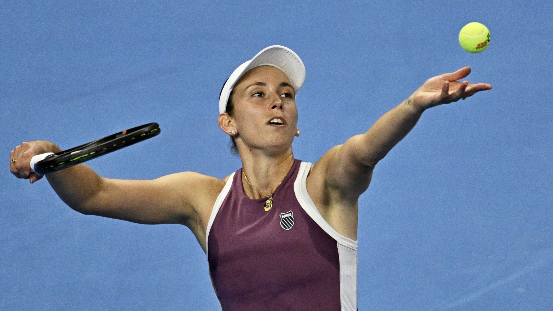 Photo: RTBF Leylah Fernandez Beats Elise Mertens in Ningbo Open First Round