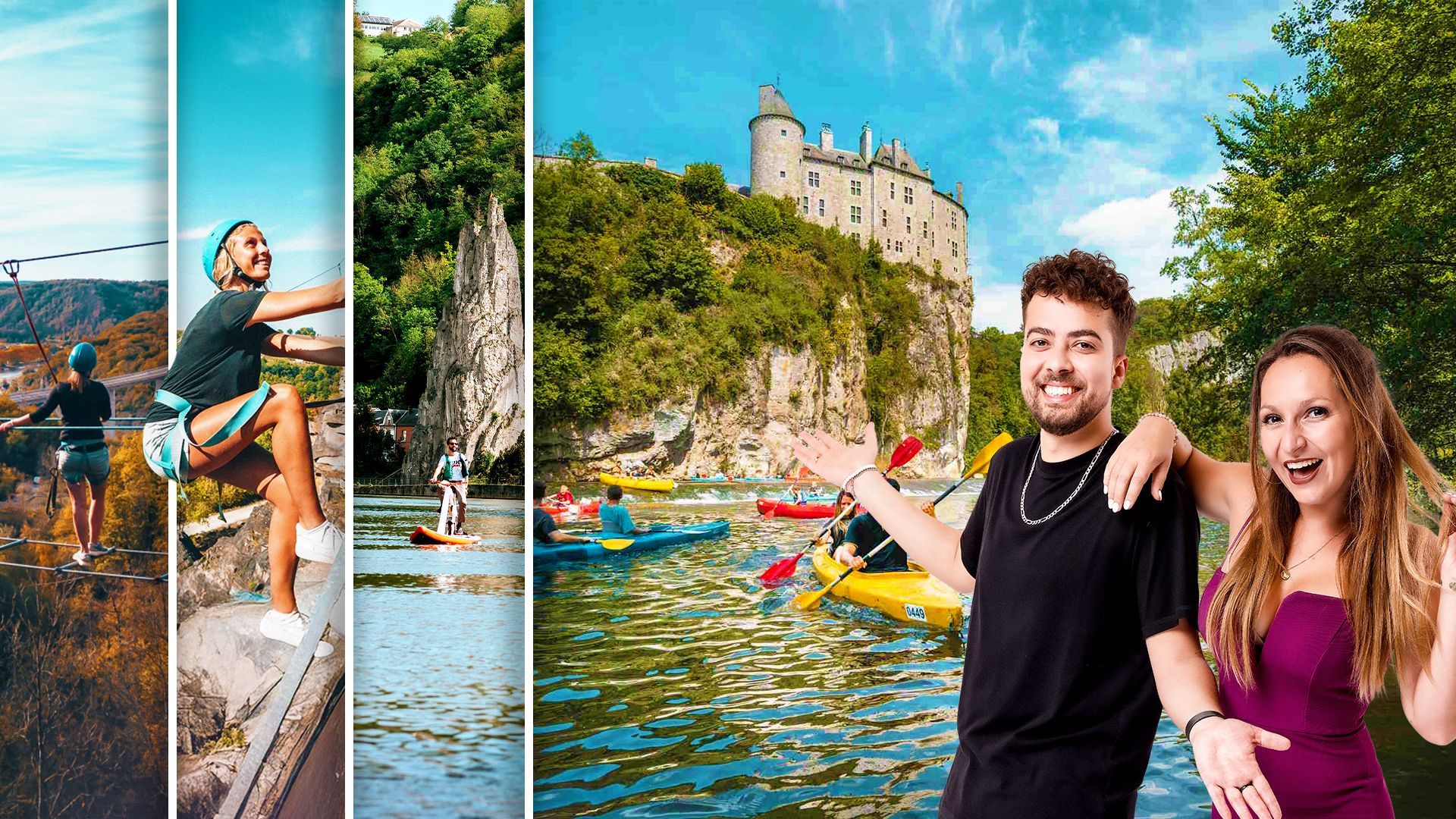 Samy et Lou vous offrent votre séjour à Dinant Evasion avec Tipik