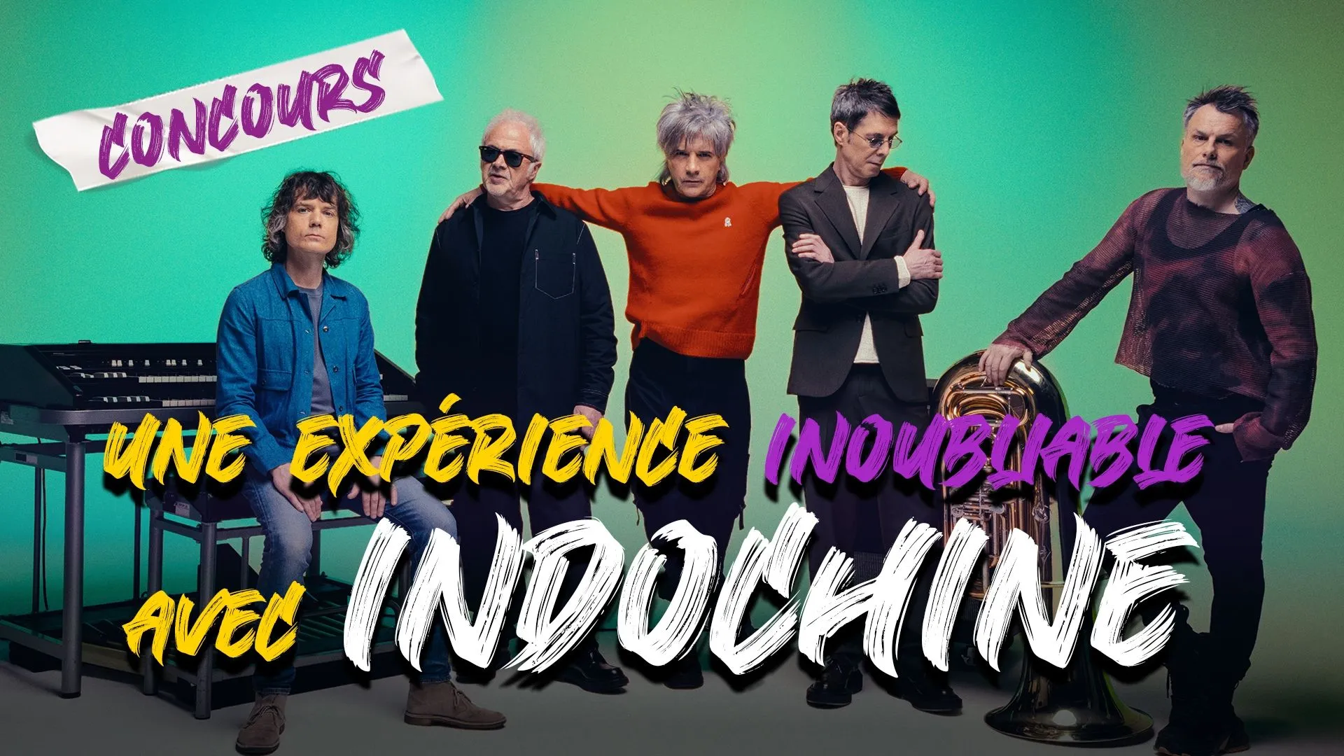 Concours Classic 21 : une expérience exclusive avec Indochine - RTBF Actus