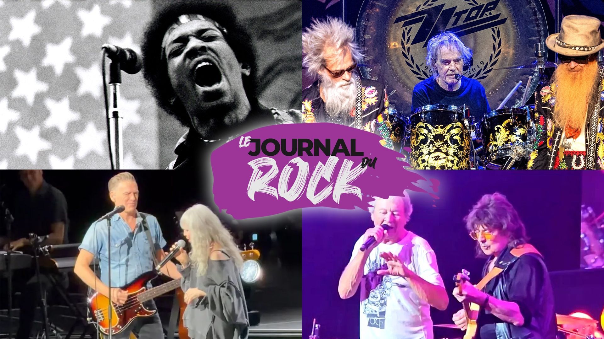 Les 5 news rock de la semaine : ZZ Top poursuit sa route, Hendrix vu de la scène et Blackmore ému