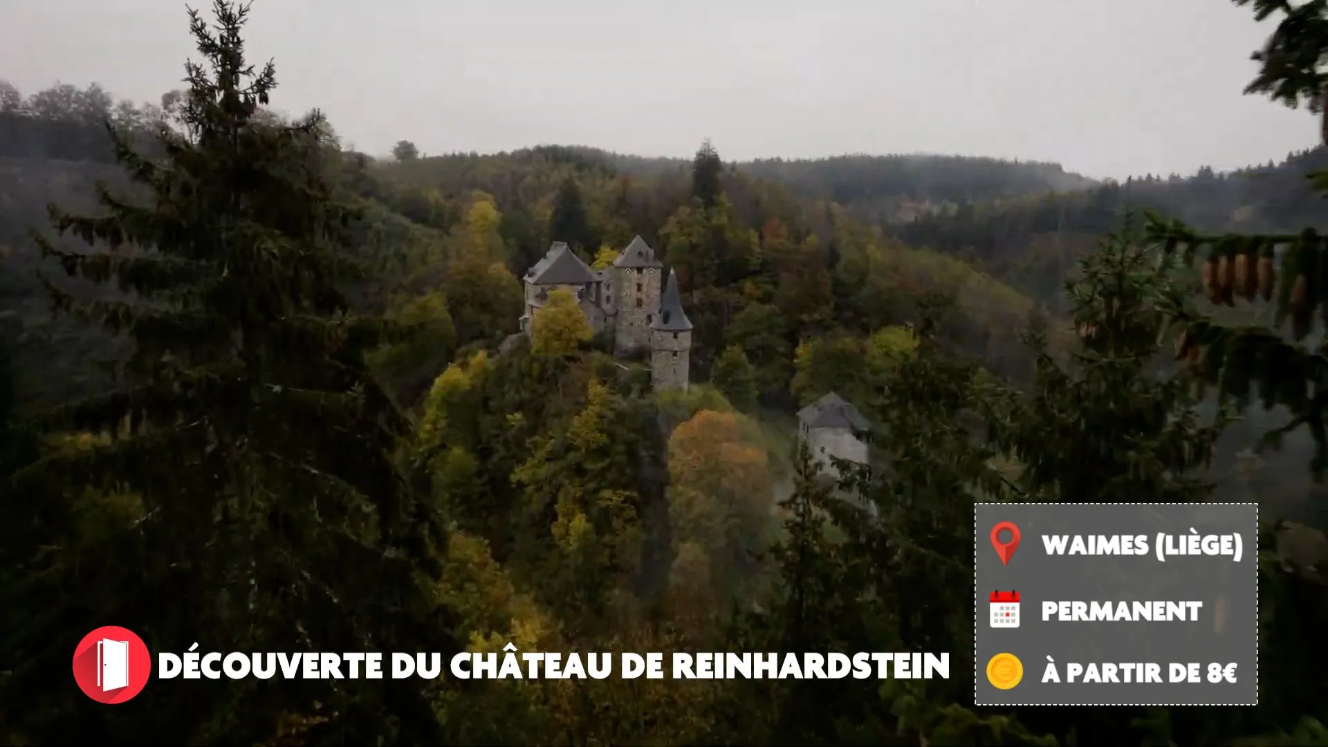 Découverte du château de Reinhardstein - RTBF Actus