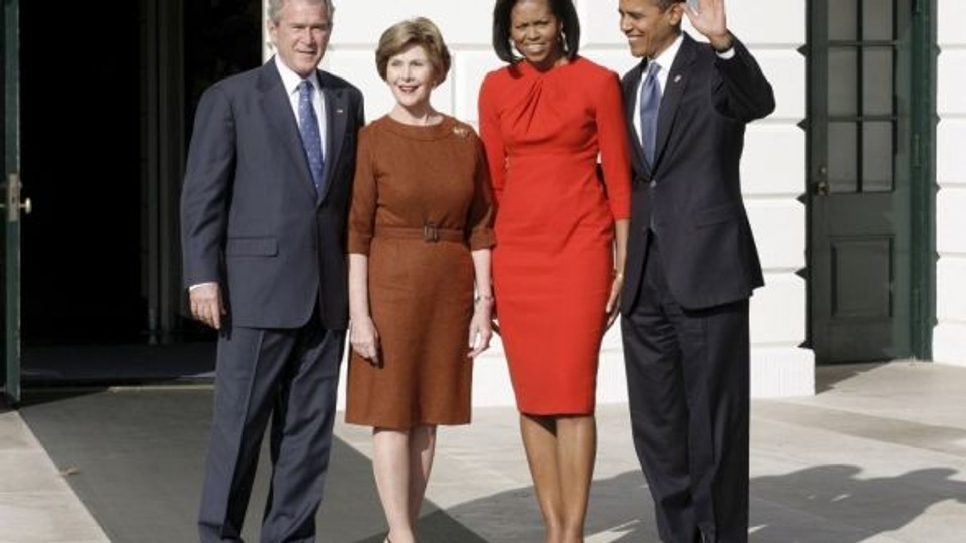Michelle et Barack Obama visitent la Maison Blanche - RTBF Actus