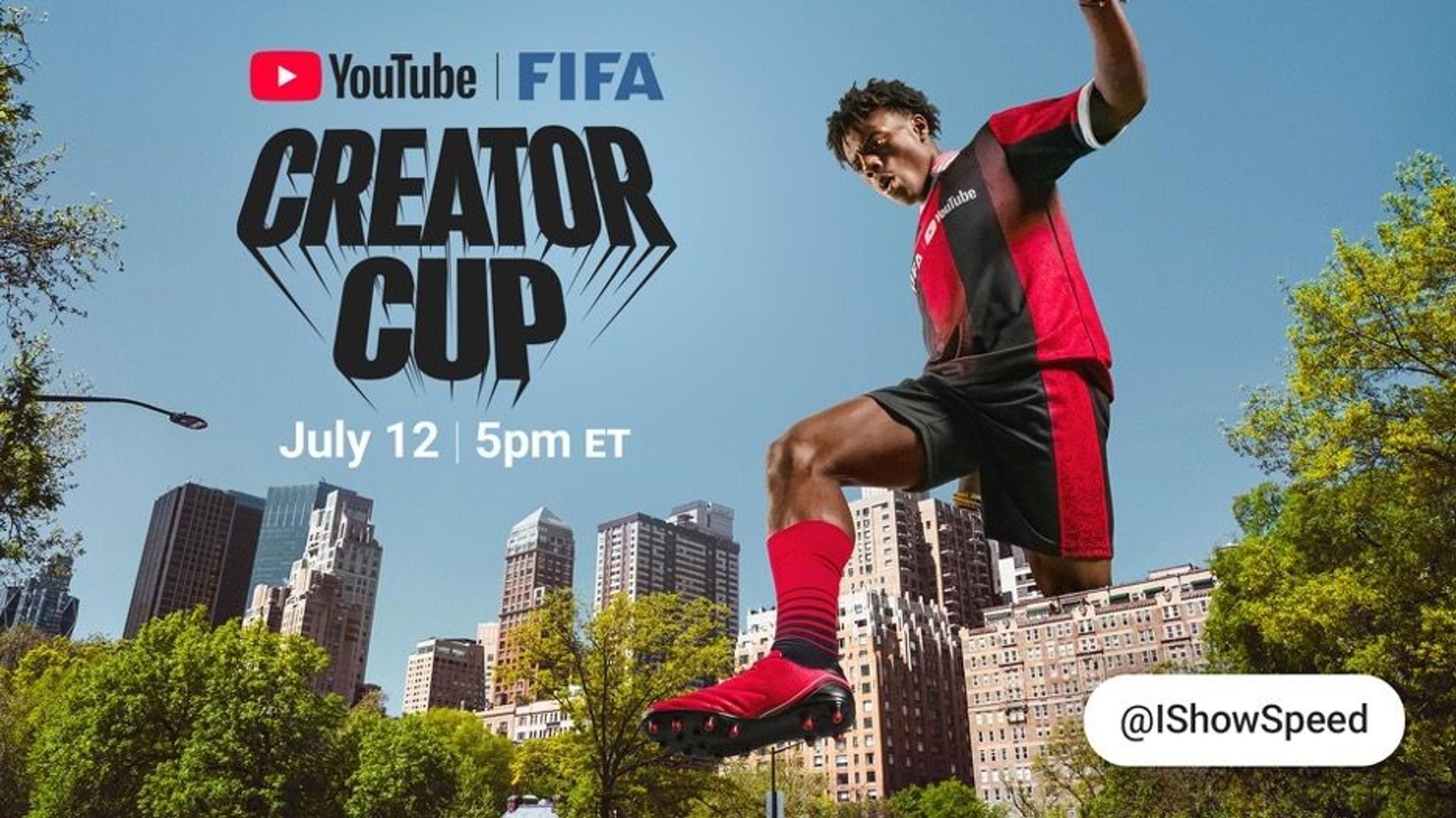 YouTube FIFA Creator Cup : IShowSpeed et la Belge Céline Dept à l’affiche de ce match qui réunit de grands créateurs de contenu