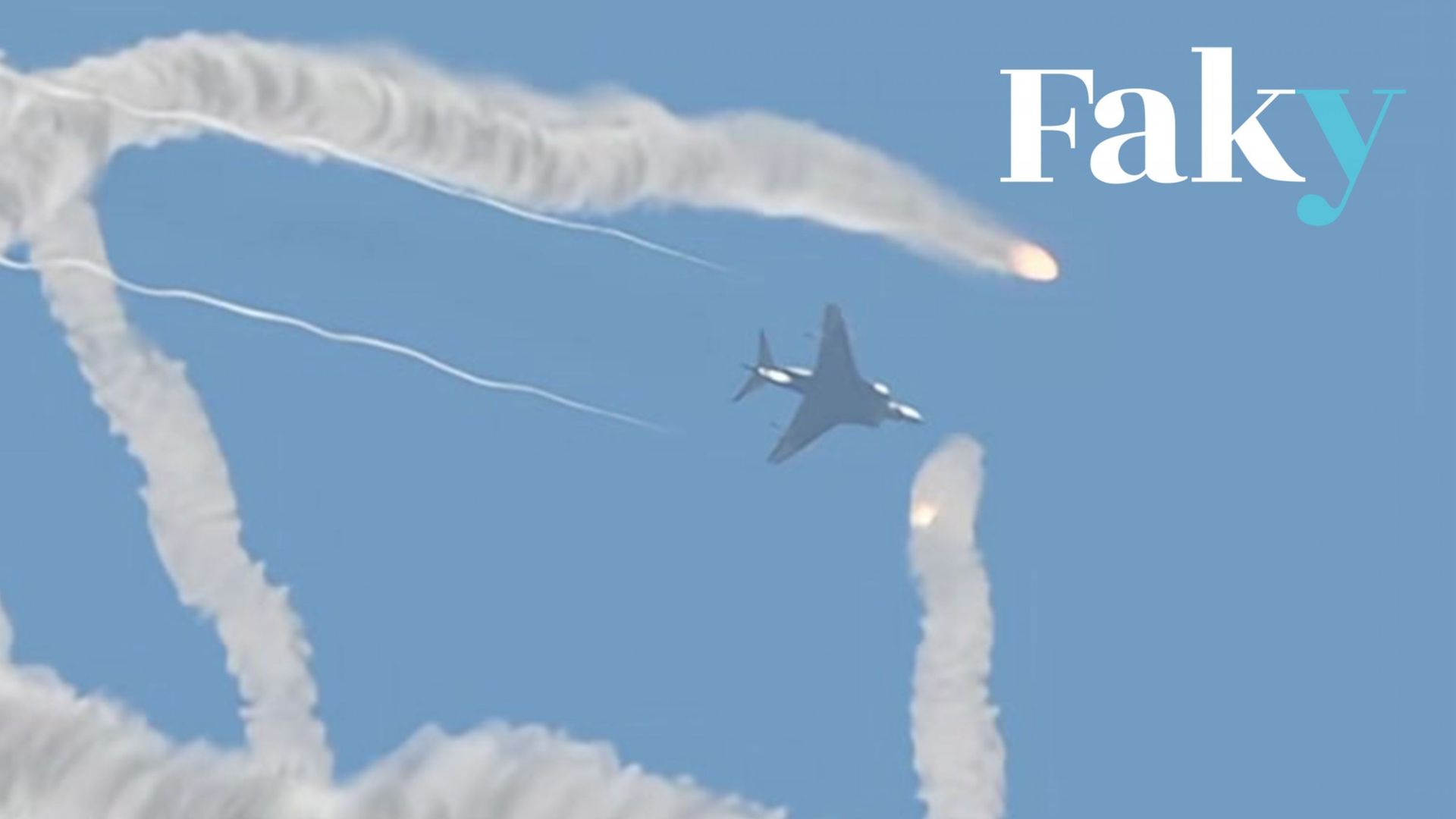 Cette vidéo d’un pilote de chasse américain'évitant des missiles sol-air iraniens' est issue d’un jeu vidéo