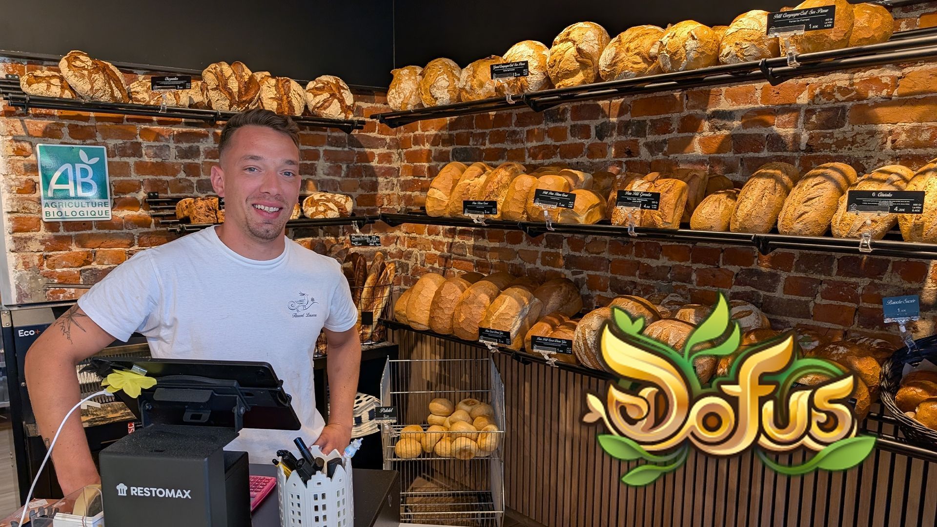 Florent, de Montigny-le-Tilleul, a pu ouvrir sa boulangerie grâce à sa passion pour le jeu vidéo "Dofus"