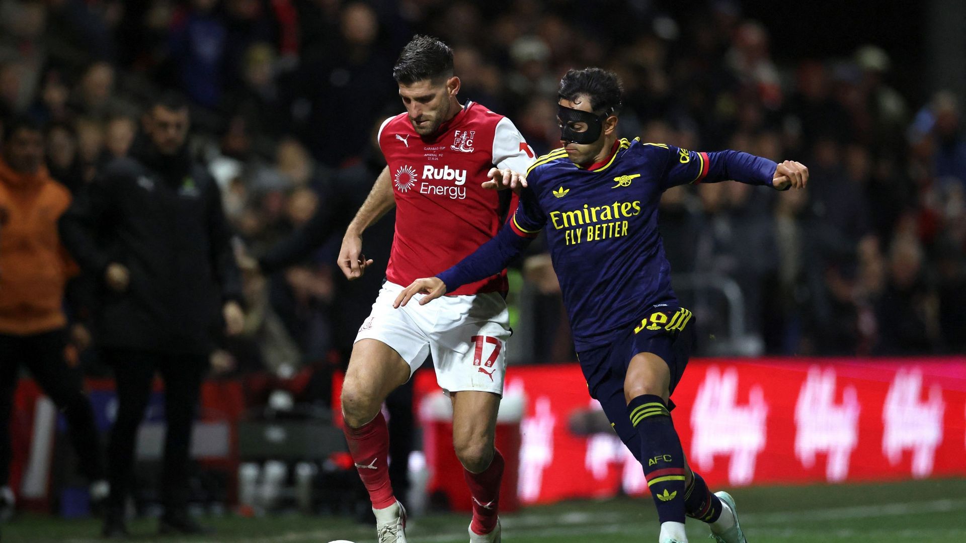 Photo: RTBF Fleetwood Town Stuns Arsenal in League Cup Upset