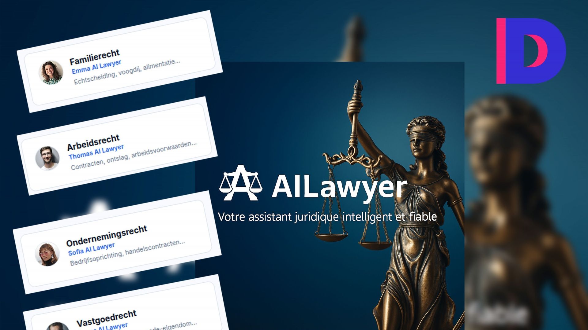 Emma, Thomas et Arthur, vos avocats IA disponibles gratuitement ? Le site AILawyer (et les autres), un outil à manier avec prudence