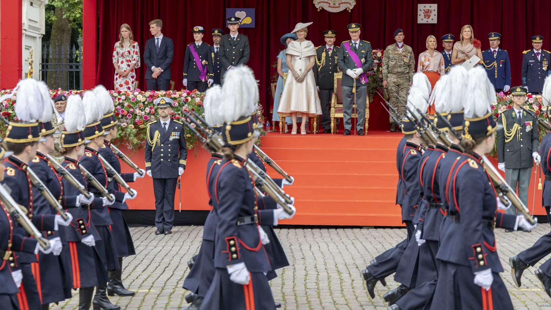 La famille royale, au Te Deum en ce jour de Fête nationale - RTBF Actus