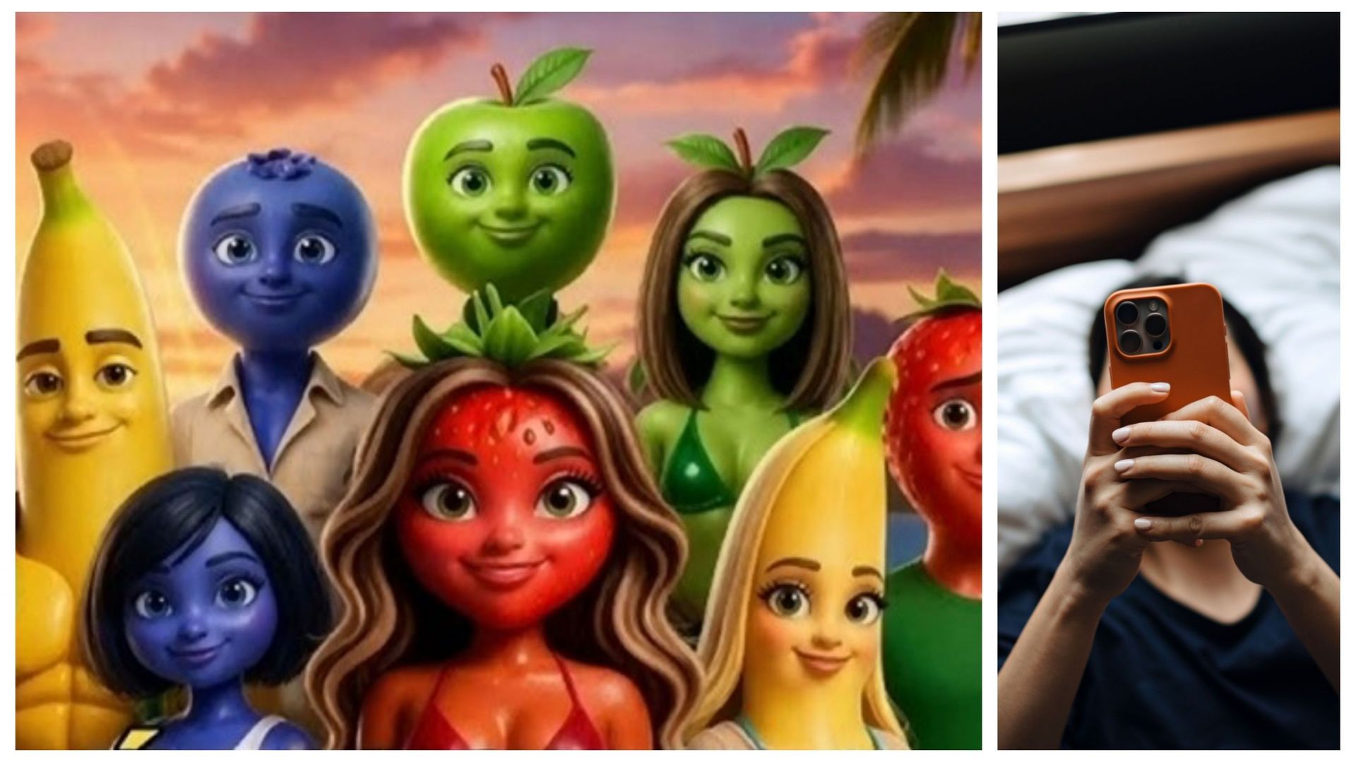 Des vidéos virales de "fruits" générés par IA déferlent sur Tiktok et Instagram : gare à l’indigestion