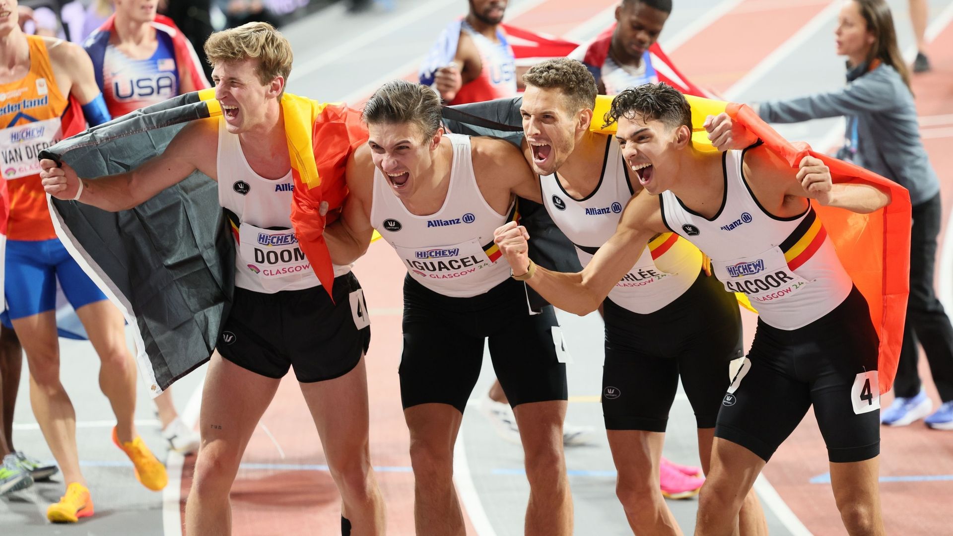 23 médailles en 39 finales : le fabuleux palmarès des Belgian Tornados (relais 4x400m)