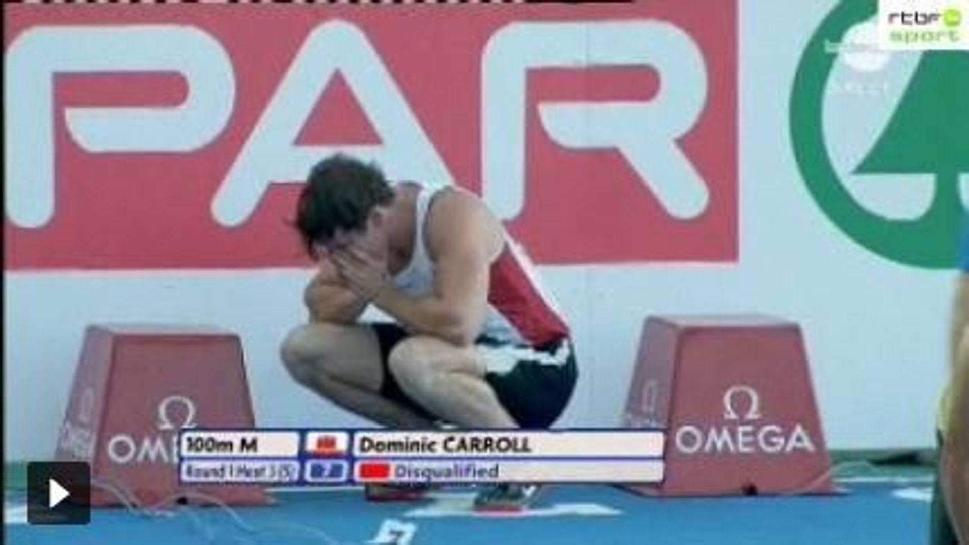 Les pleurs de Dominic Carroll - RTBF Actus