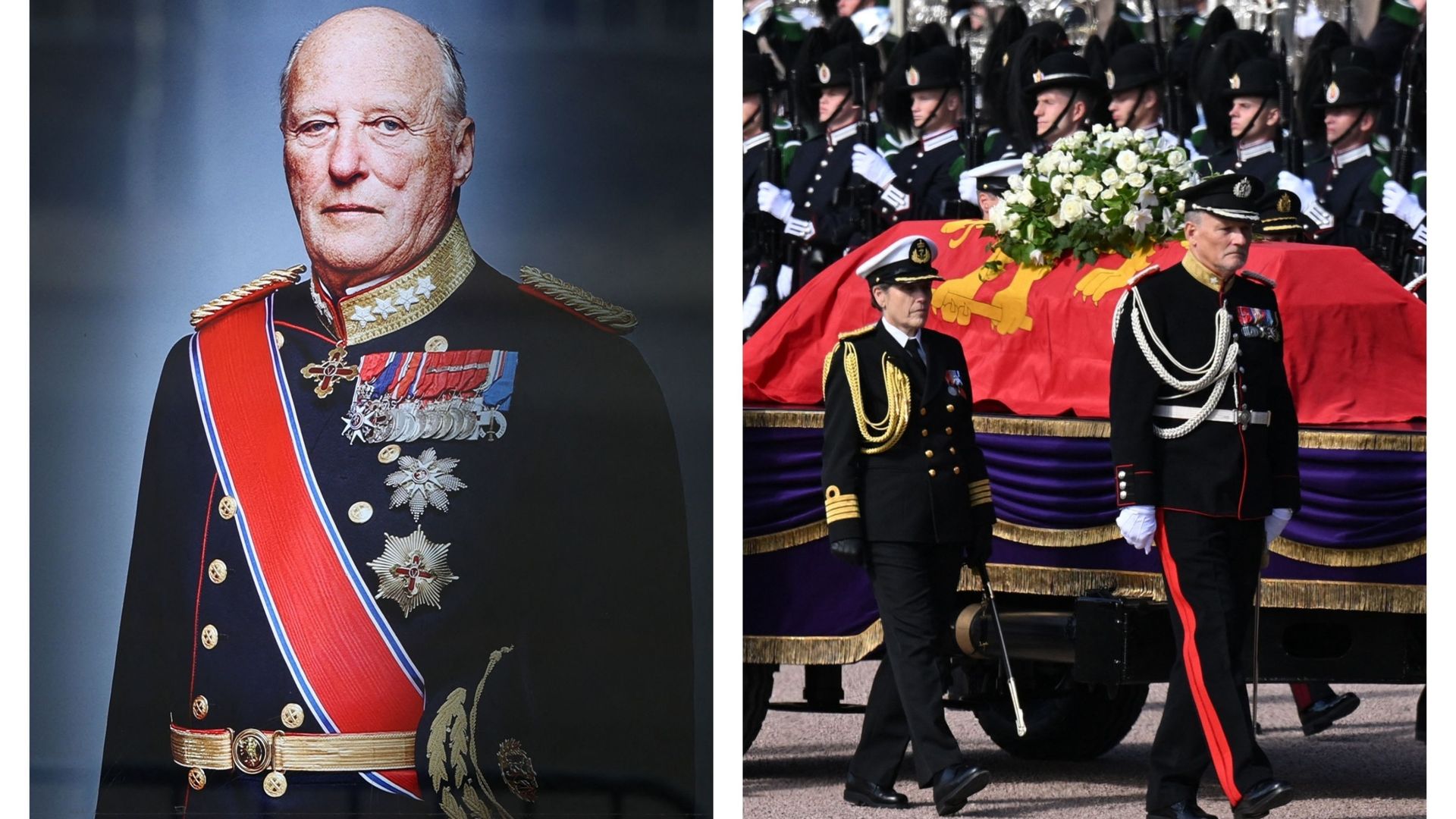 La Norvège fait ses adieux au roi Harald V : son dernier voyage en images, entouré des têtes couronnées et chefs d’État
