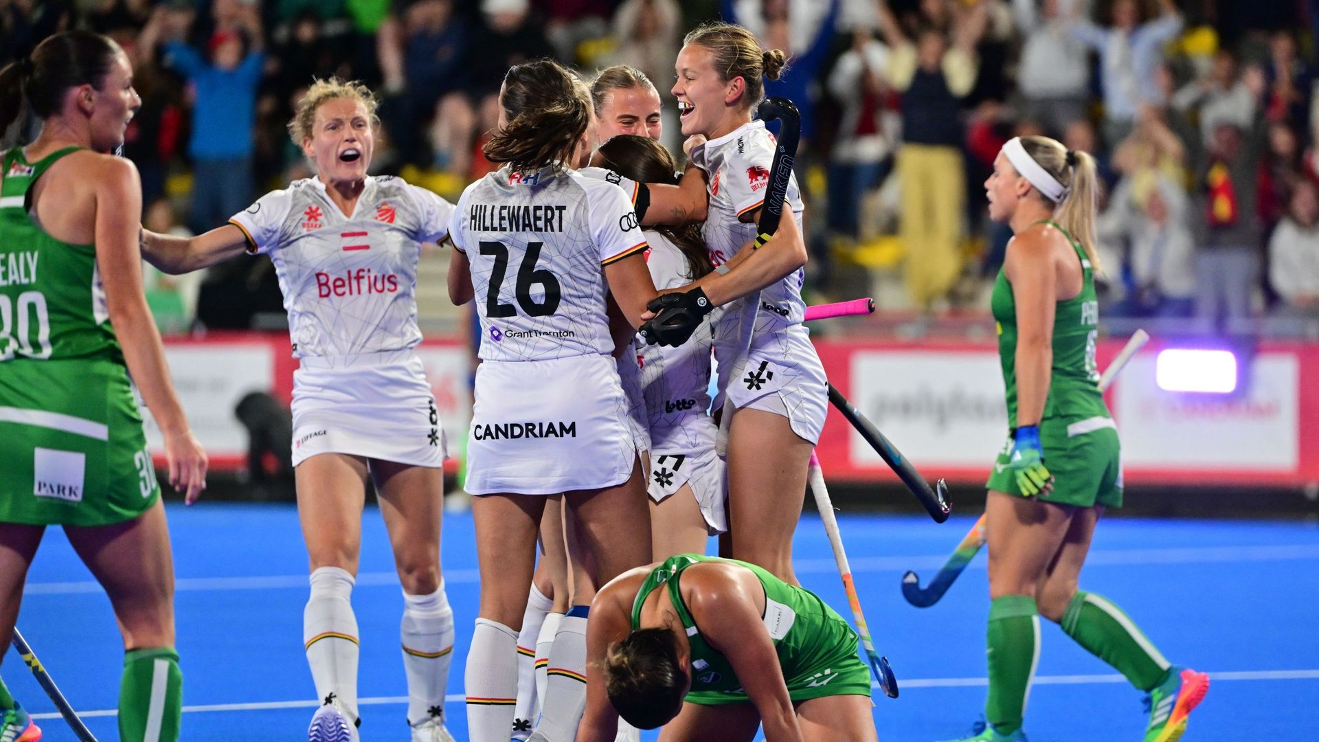 Malmenées, les Red Panthers se qualifient pour la suite de la Coupe du monde après leur victoire contre l’Irlande