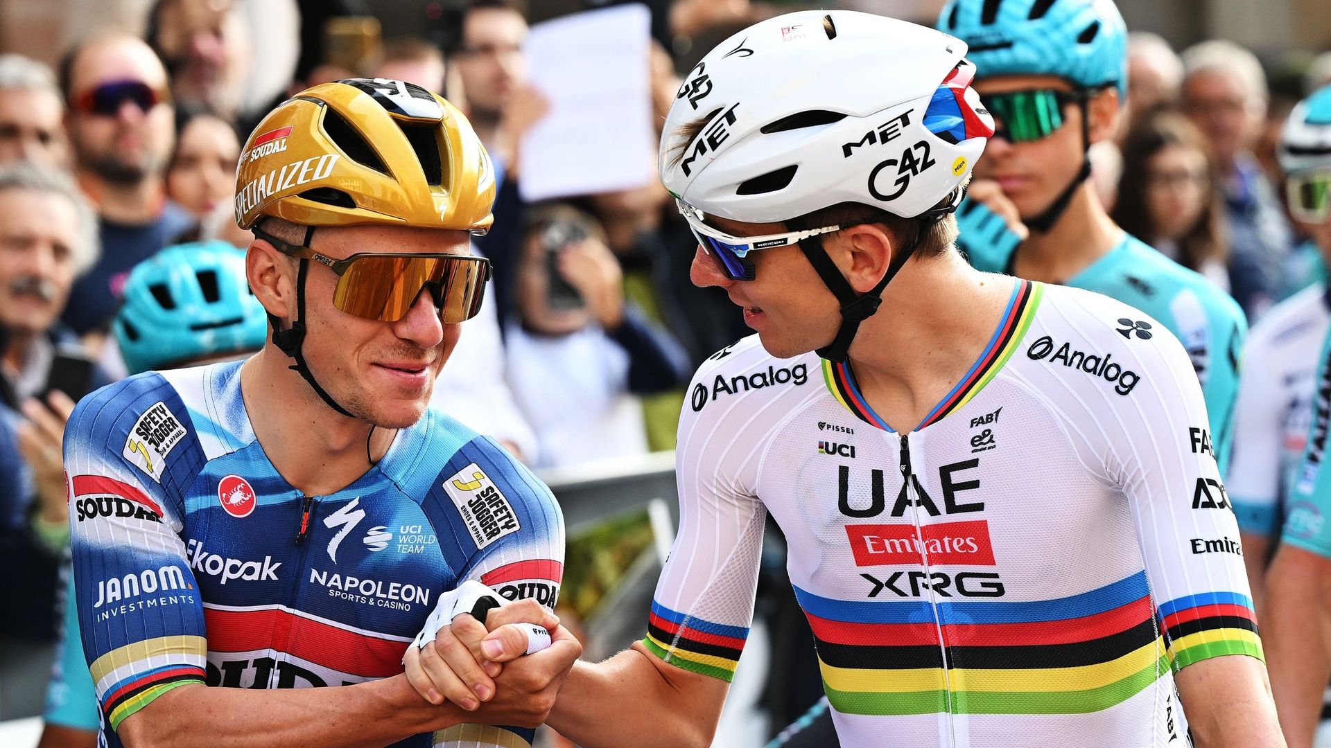 Tadej Pogacar pensait que la participation de Remco Evenepoel sur le Ronde était un poisson d’avril