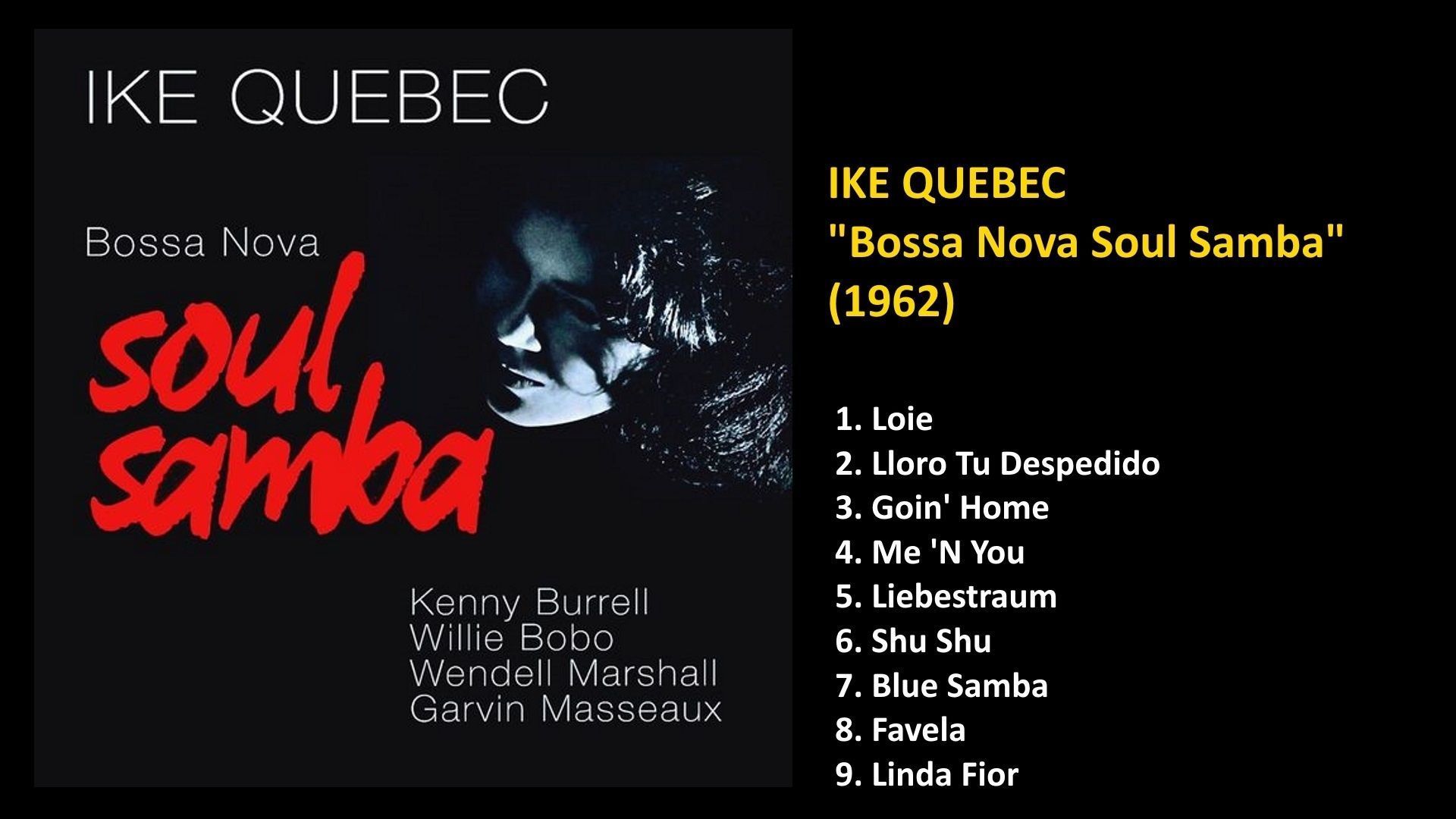 Il y a 60 ans s'enregistrait l'album 'Bossa Nova Soul Samba' d'Ike