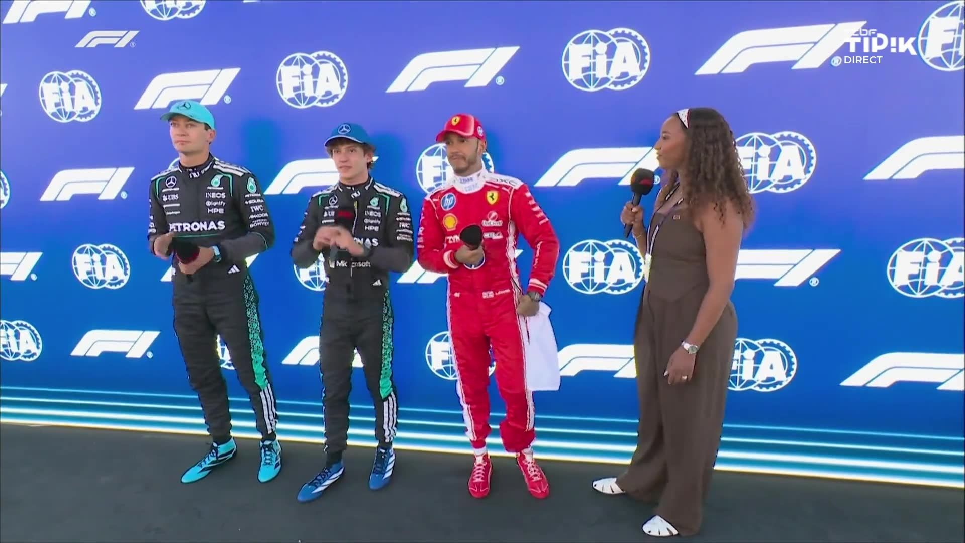 F1 Barcelone - Russell vise un "week-end propre" après sa dixième pole, des premières pour Hamilton et Antonelli