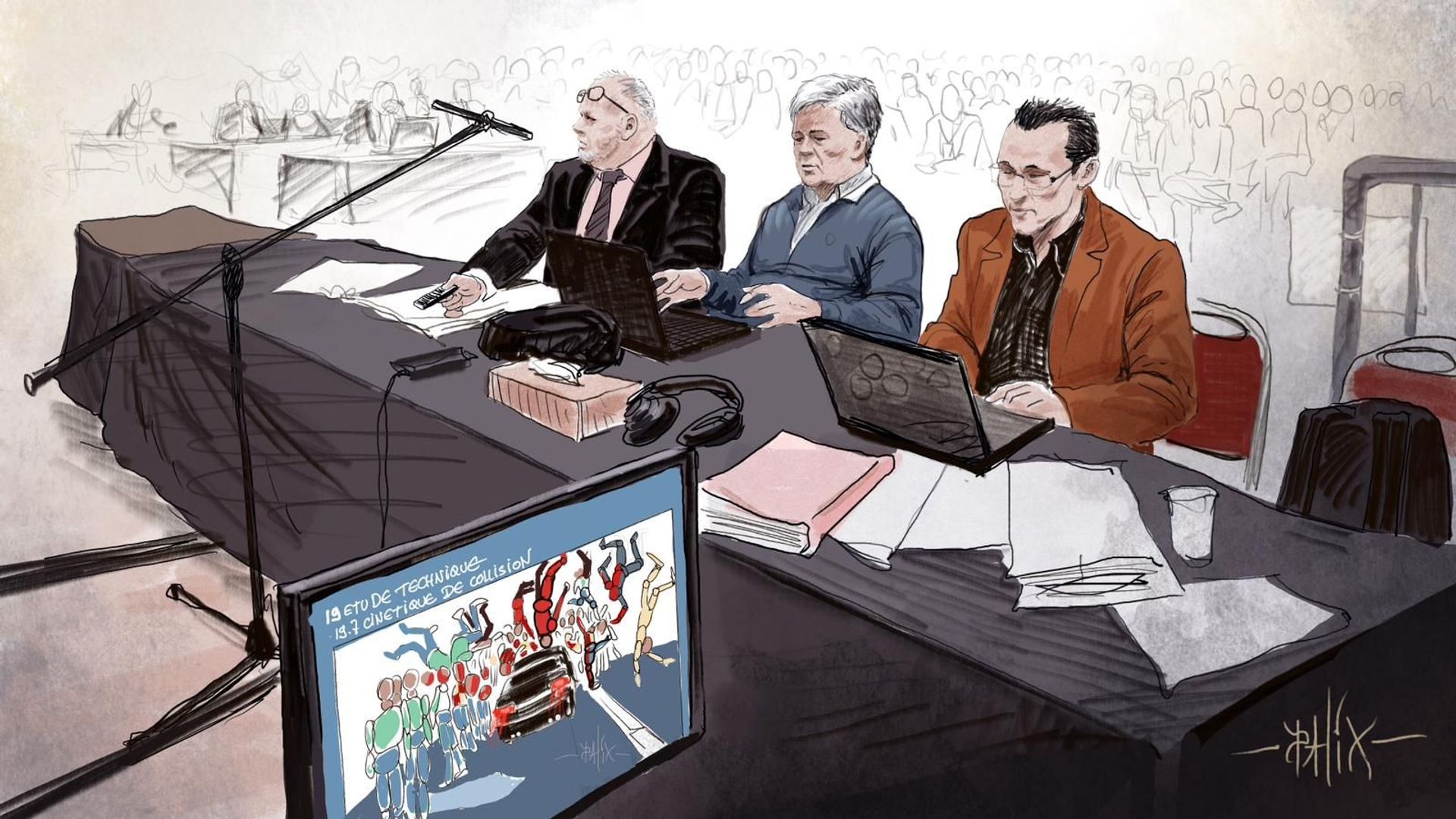 Paolo Falzone n’a pas 'pilé sur le frein' comme il l’affirmait : le rapport accablant de l’expert automobile aux Assises - RTBF Actus