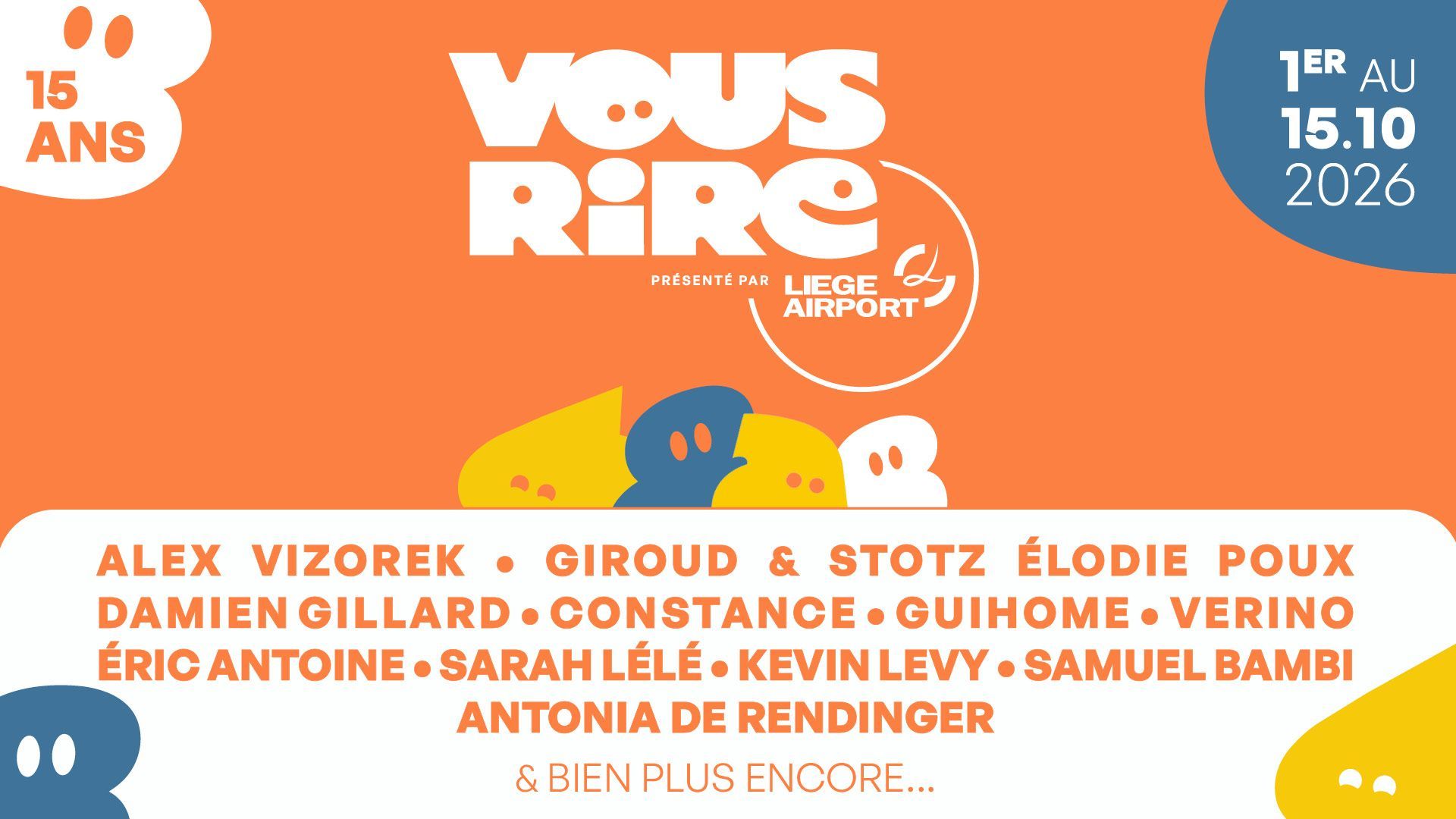 Le Vous Rire, 15 ans de bonne humeur à Liège