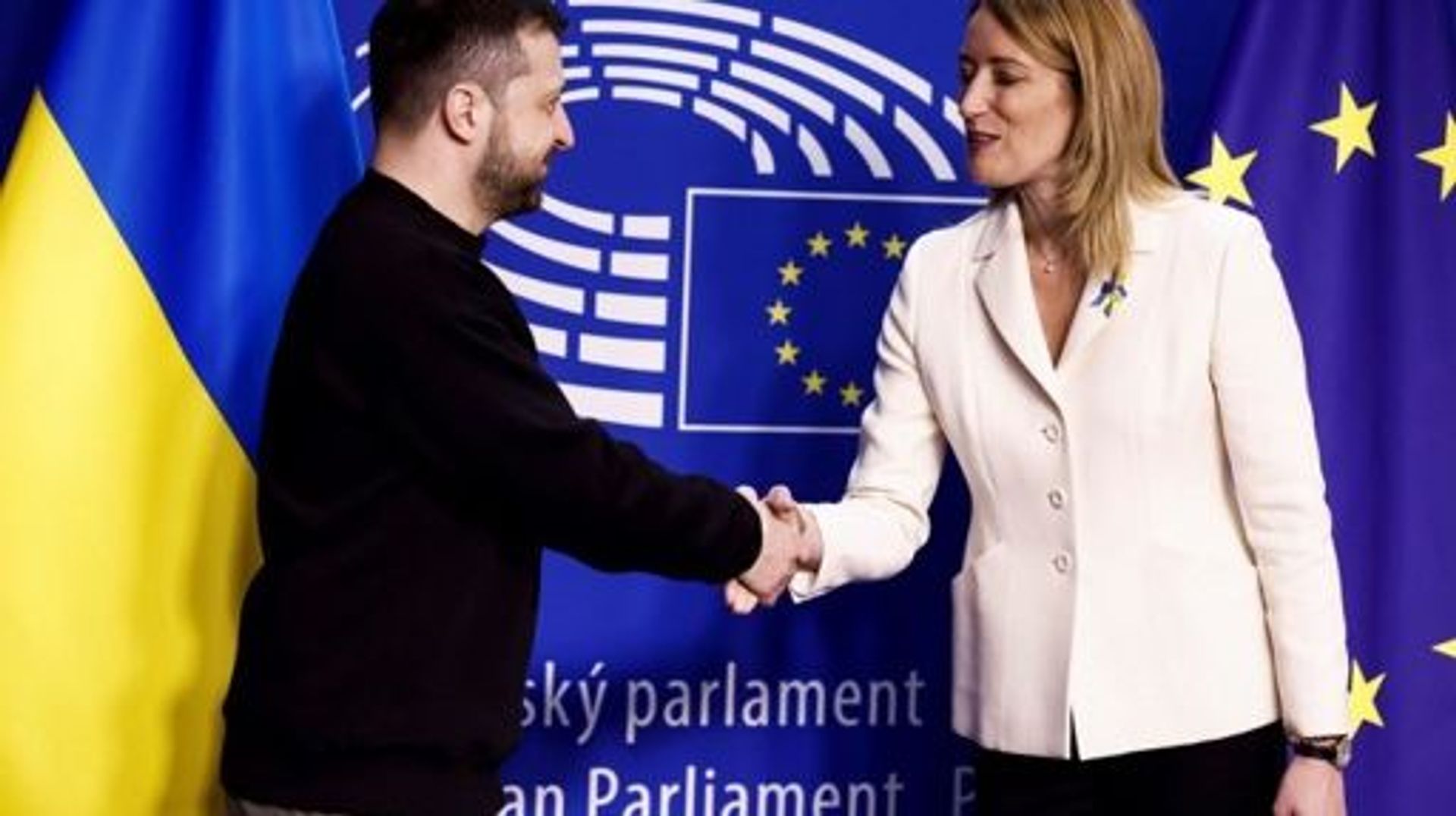Guerre en Ukraine : la présidente du Parlement européen appelle les 27 ...