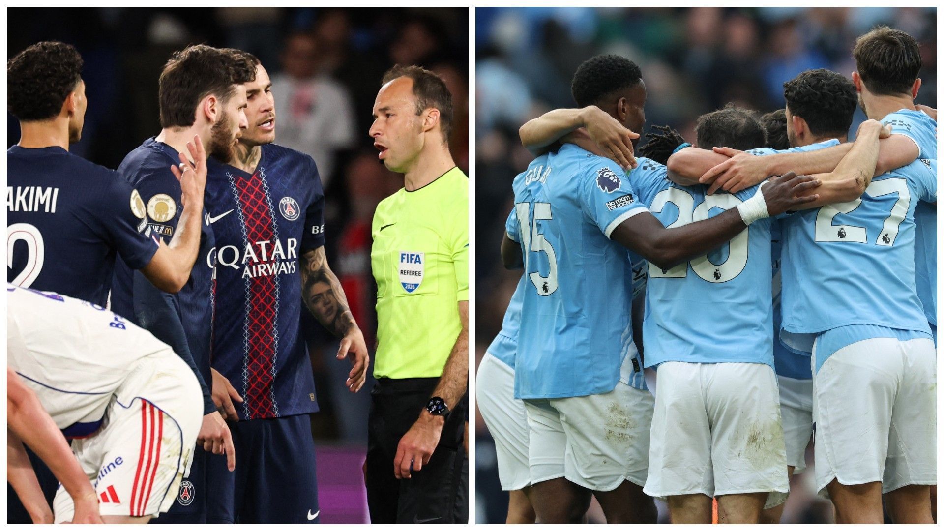 Angleterre et France, Man City et PSG : les reports de matches risquent-ils de fausser les courses au titre ?