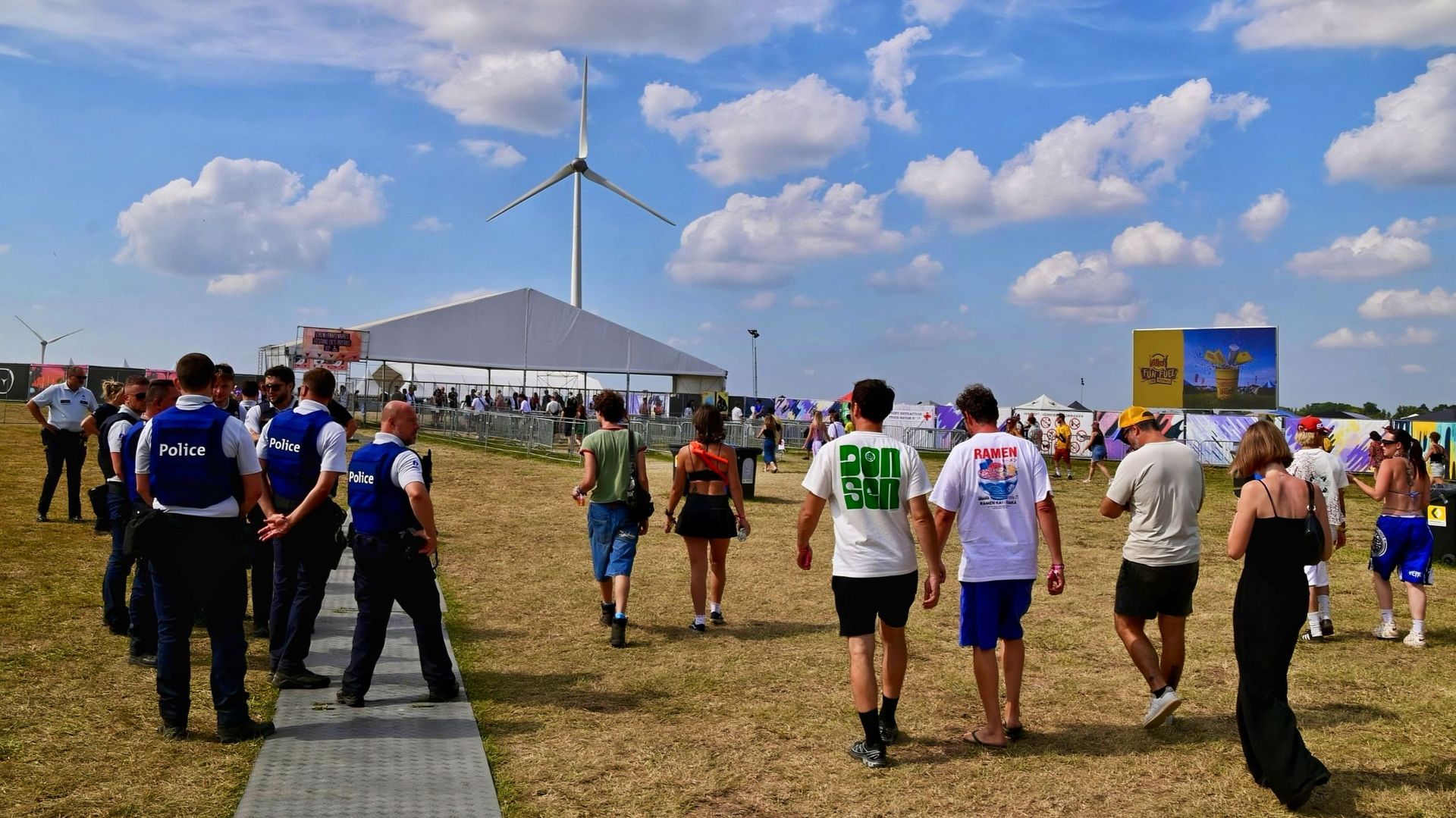 Dour Festival 2026 : une édition calme, du point de vue de la police et des services de secours
