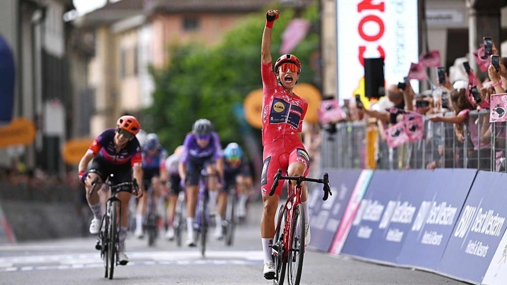 4 sprints, 4 victoires : Elisa Balsamo intouchable sur la 6e étape du Giro Donne