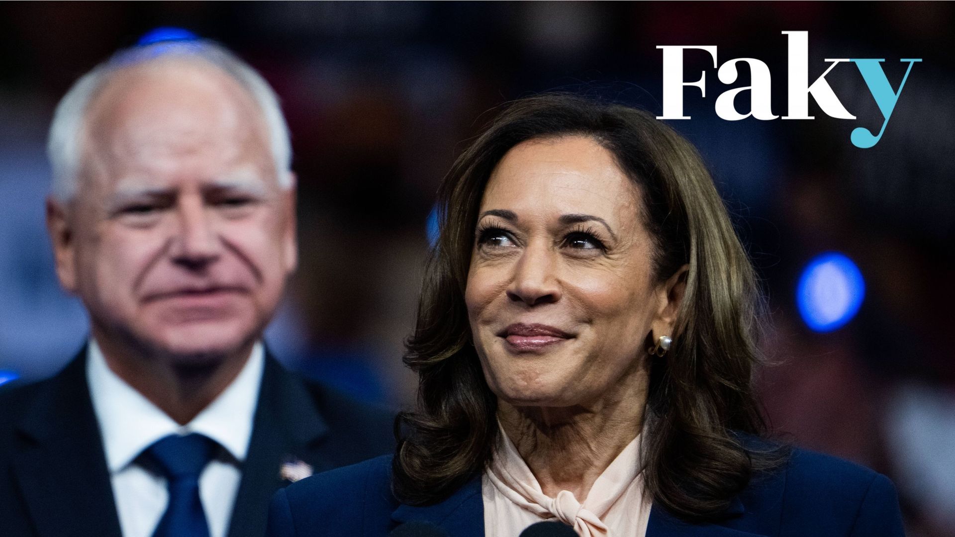 Image accompanying Plusieurs affirmations de Kamala Harris et Tim Walz ont été vérifiées