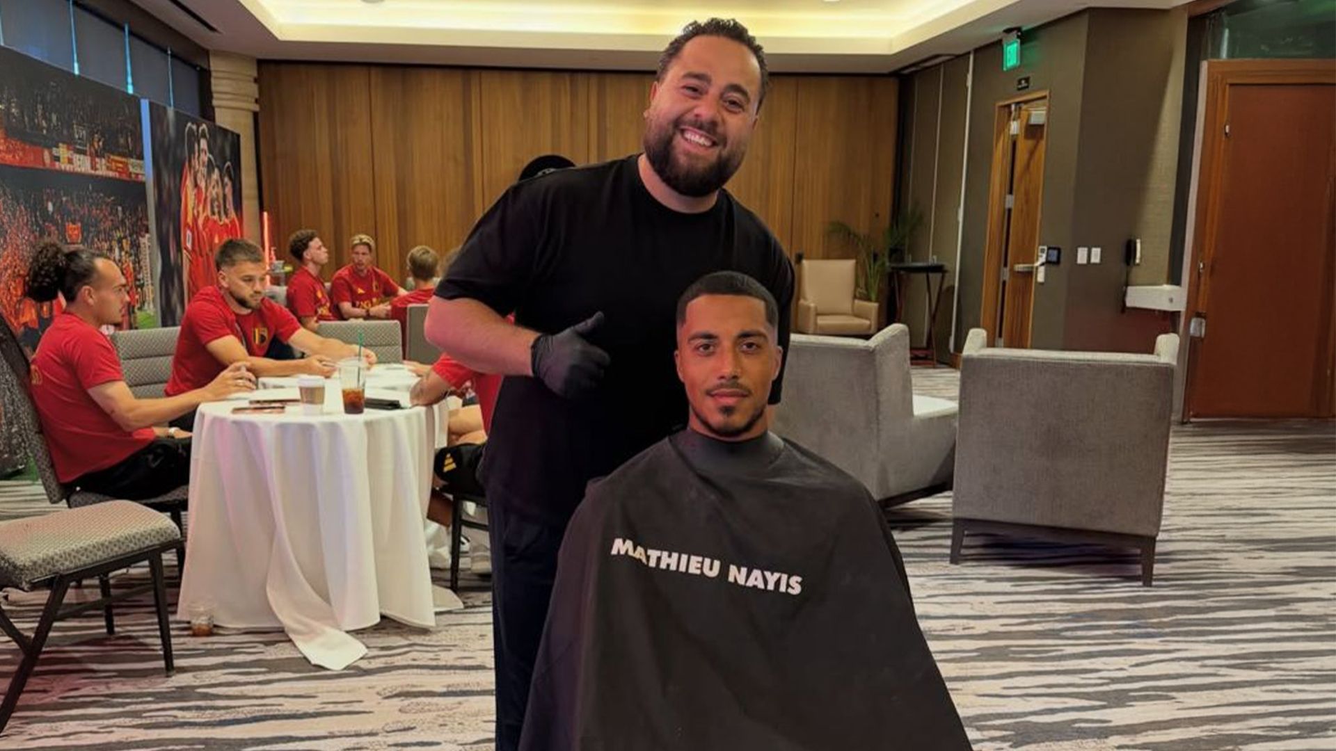 Le coiffeur de l'équipe nationale belge : un témoin privilégié en relation permanente avec les Diables rouges