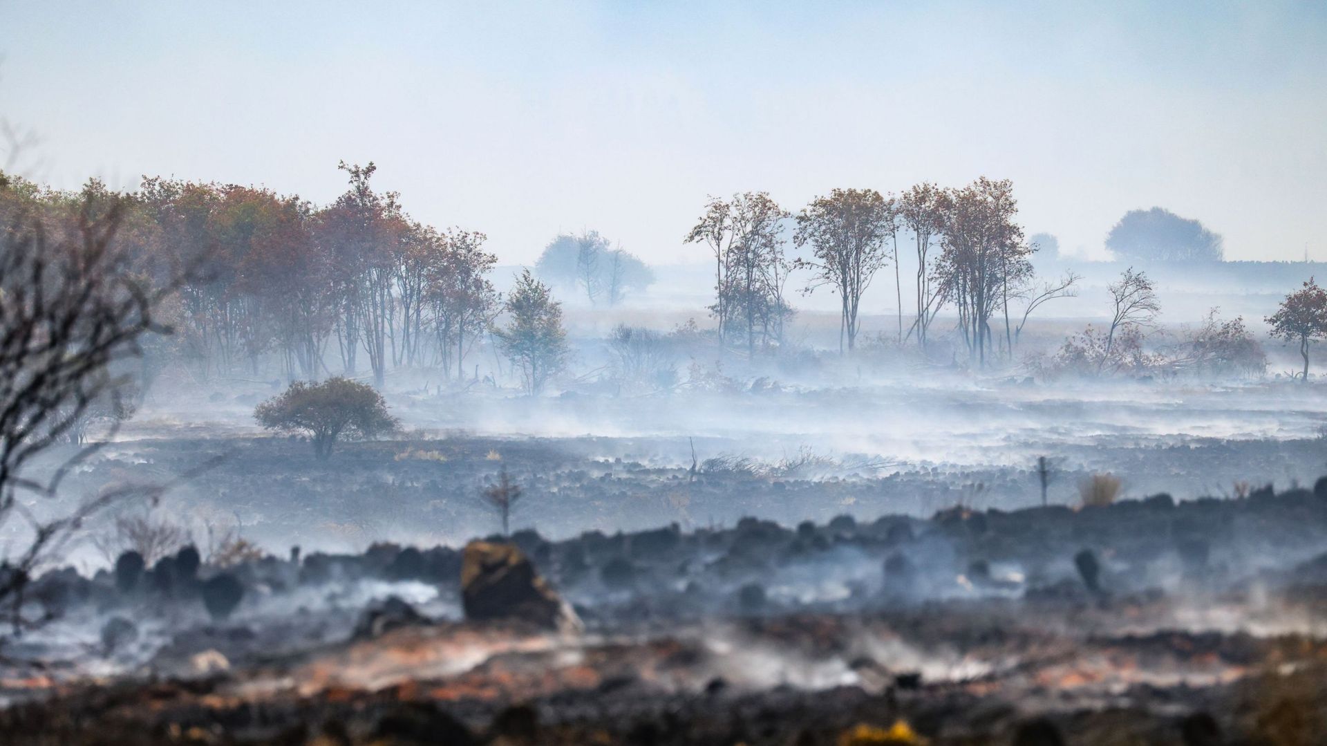 Pollution record de l’air en Wallonie suite à l’incendie des Hautes Fagnes : la population a été mal informée