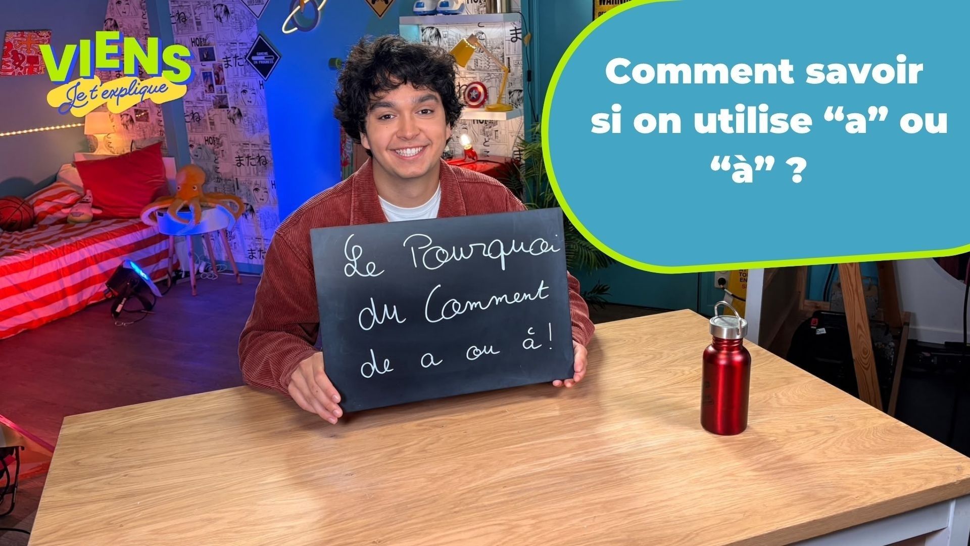 'a' ou 'à' ? Un truc infaillible pour les différencier.C'est dans Viens, je t'explique et son quiz.